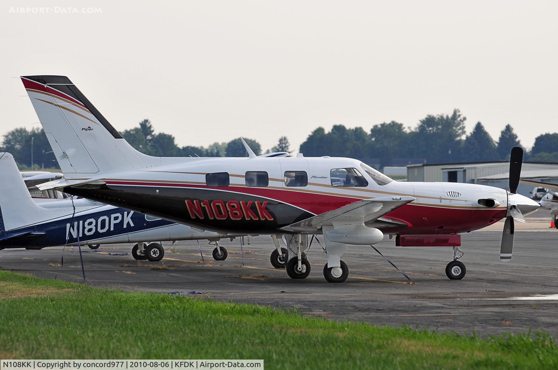 N108KK, Piper PA-46-500TP C/N 4697424, Seen at KFDK on 8/6/2010