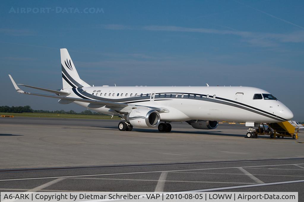 A6-ARK, 2007 Embraer ERJ-190-100ECJ Lineage 1000 C/N 19000109, Embraer 190