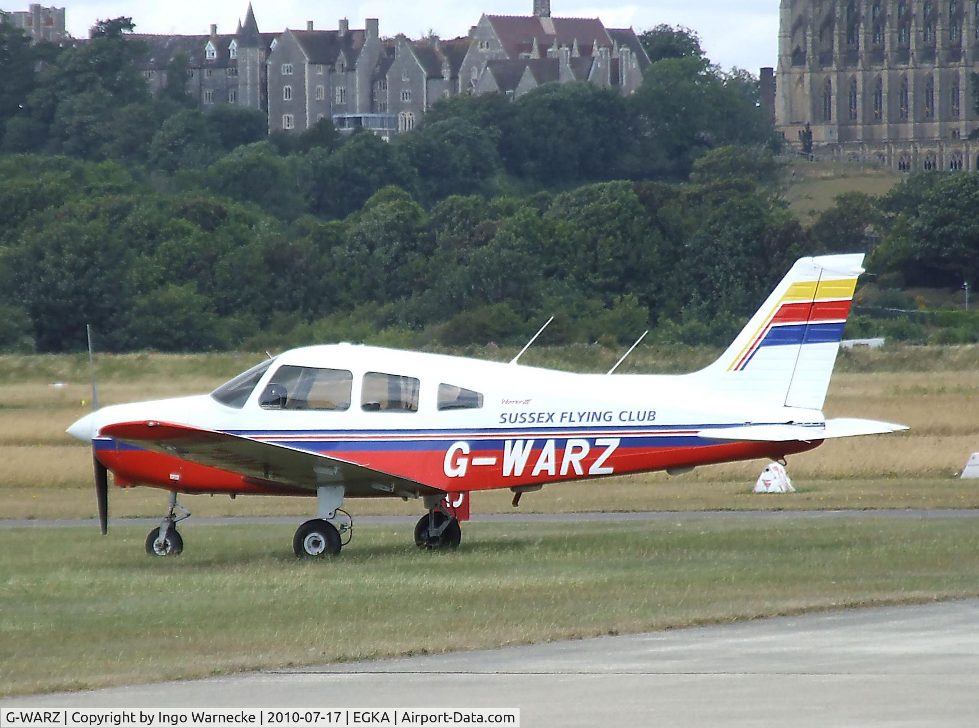 G-WARZ, 1997 Piper PA-28-161 Cherokee Warrior III C/N 28-42025, Piper PA-28-161 Warrior III at Shoreham airport