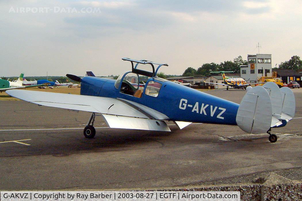 G-AKVZ, 1945 Miles M38 Messenger 4B C/N 6352, Miles M.38 Messenger 4B [6352] Fairoaks~G 27/08/2003.