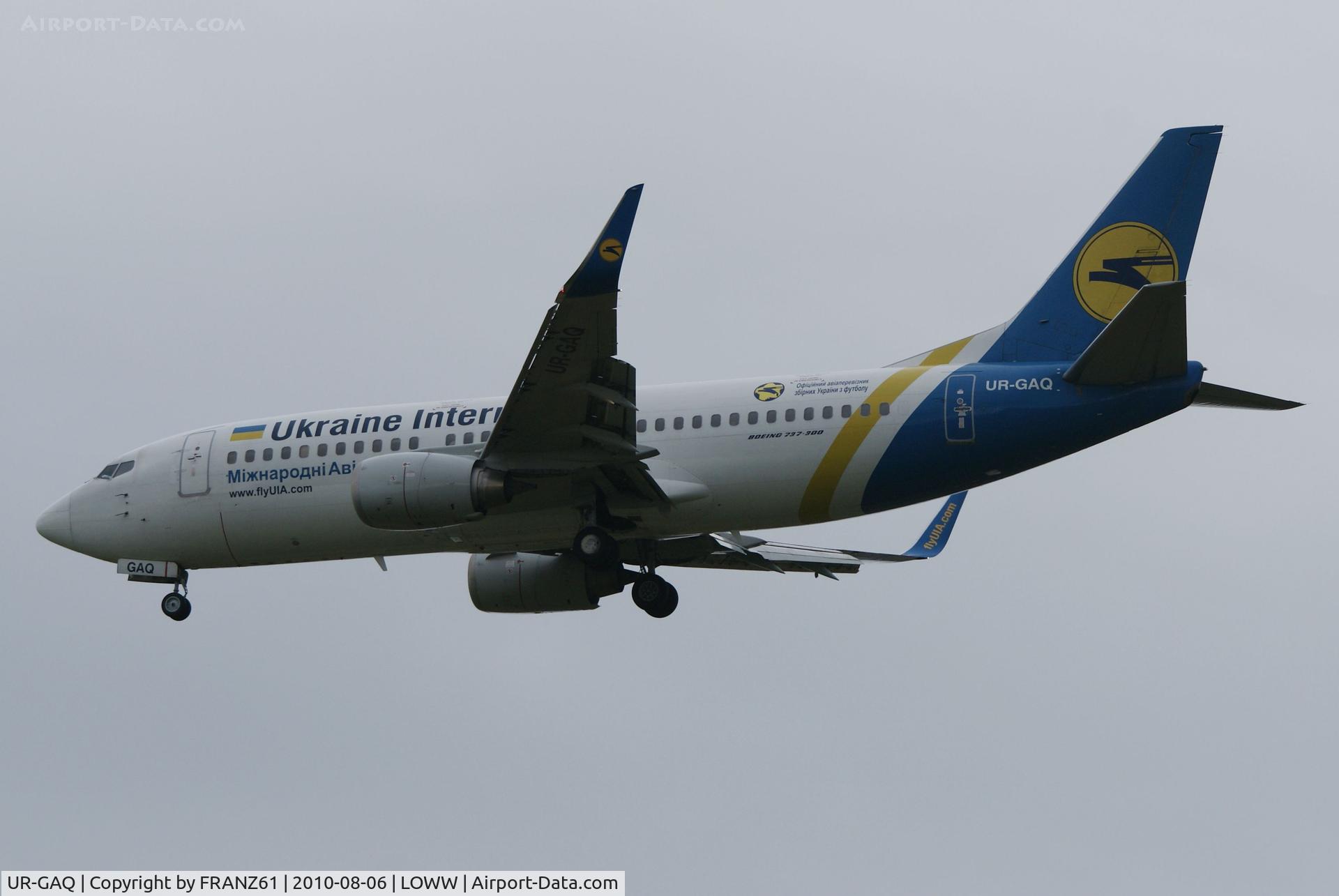 UR-GAQ, 1997 Boeing 737-33R C/N 28869, Ukraine International