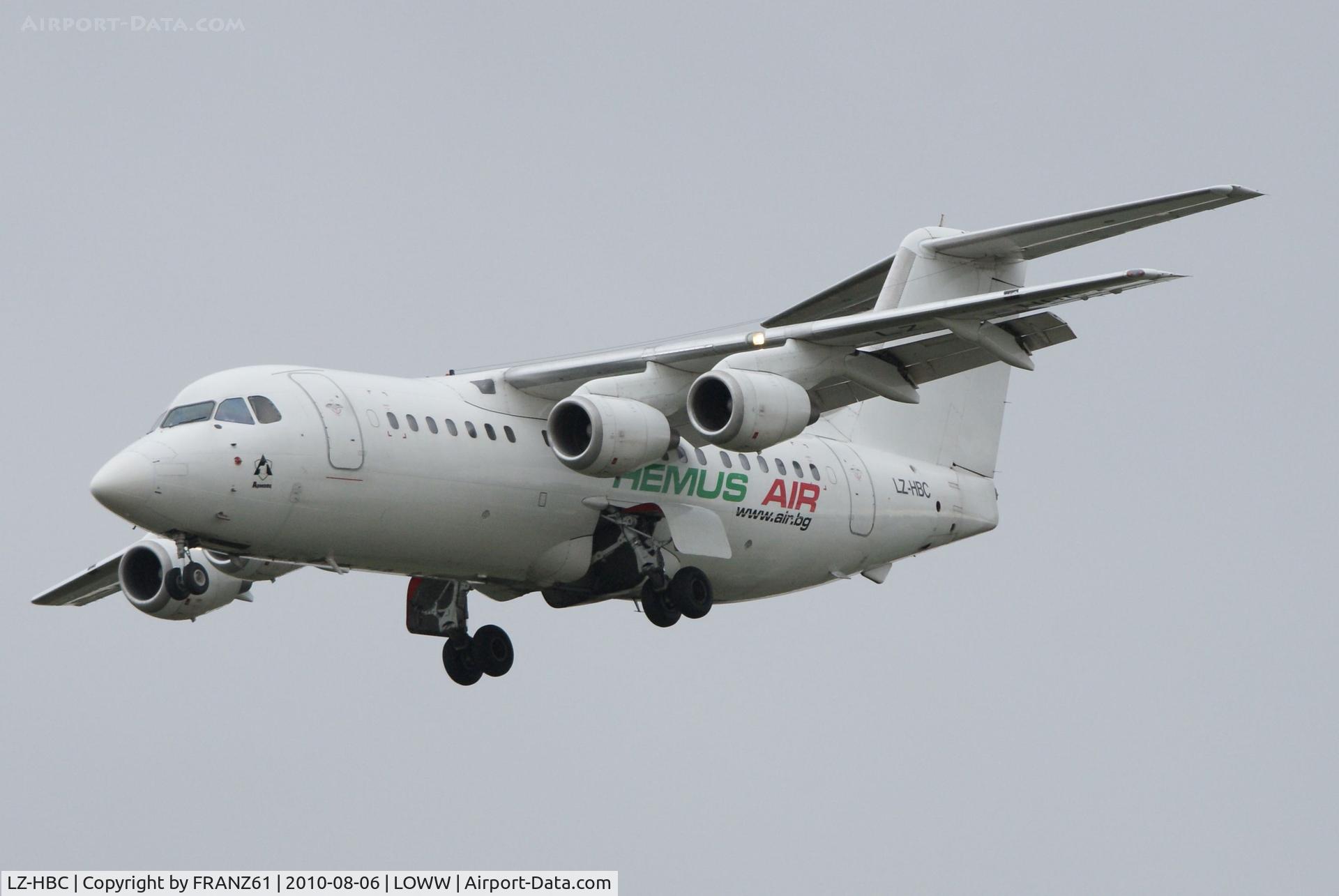 LZ-HBC, 1987 British Aerospace BAe.146-200 C/N E2093, Hemus Air