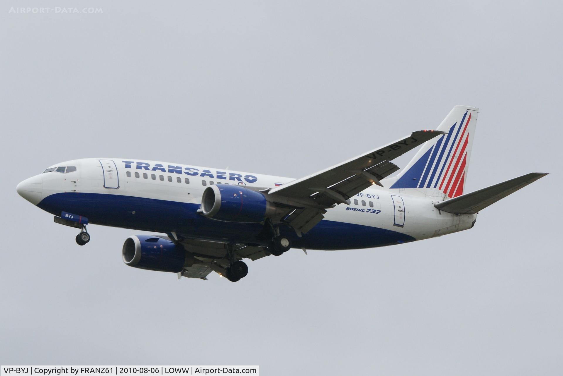 VP-BYJ, 1998 Boeing 737-524 C/N 28923, Transaero