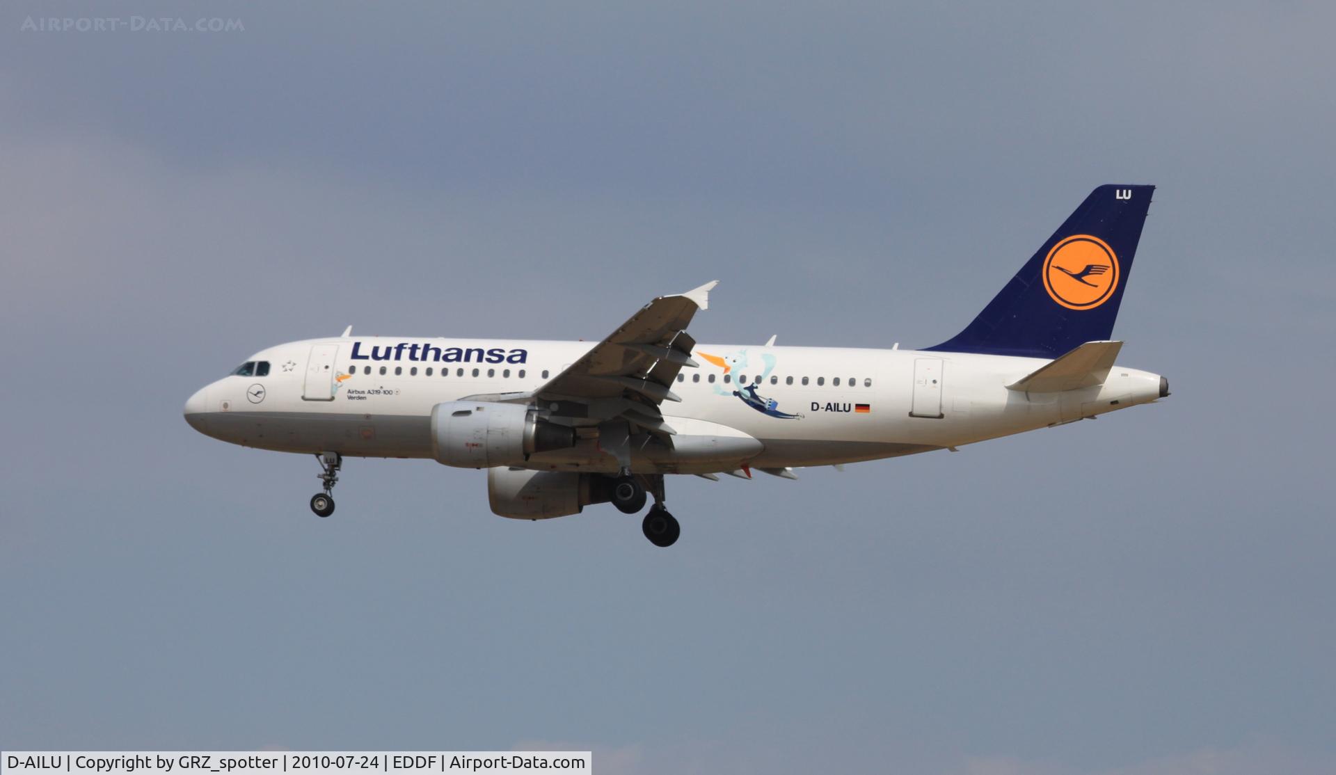D-AILU, 1997 Airbus A319-114 C/N 744, ...