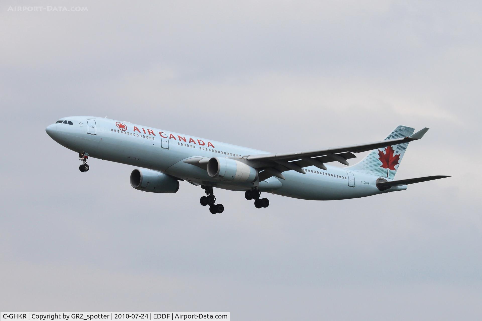 C-GHKR, 2001 Airbus A330-343 C/N 0400, ...