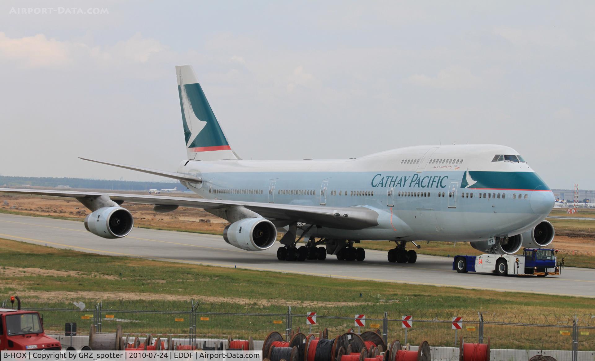 B-HOX, 1991 Boeing 747-467 C/N 24955, ...