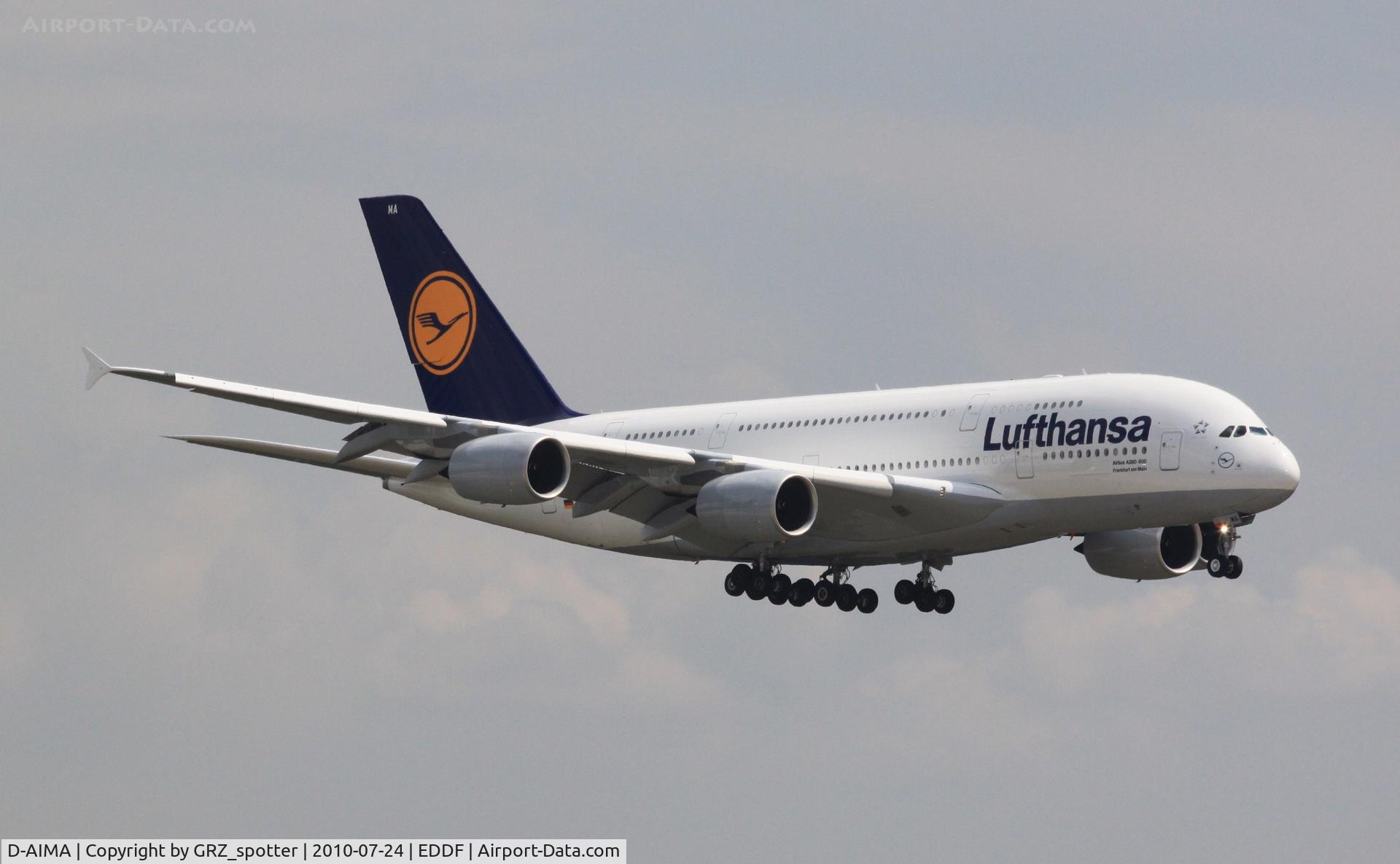 D-AIMA, 2010 Airbus A380-841 C/N 038, ...
