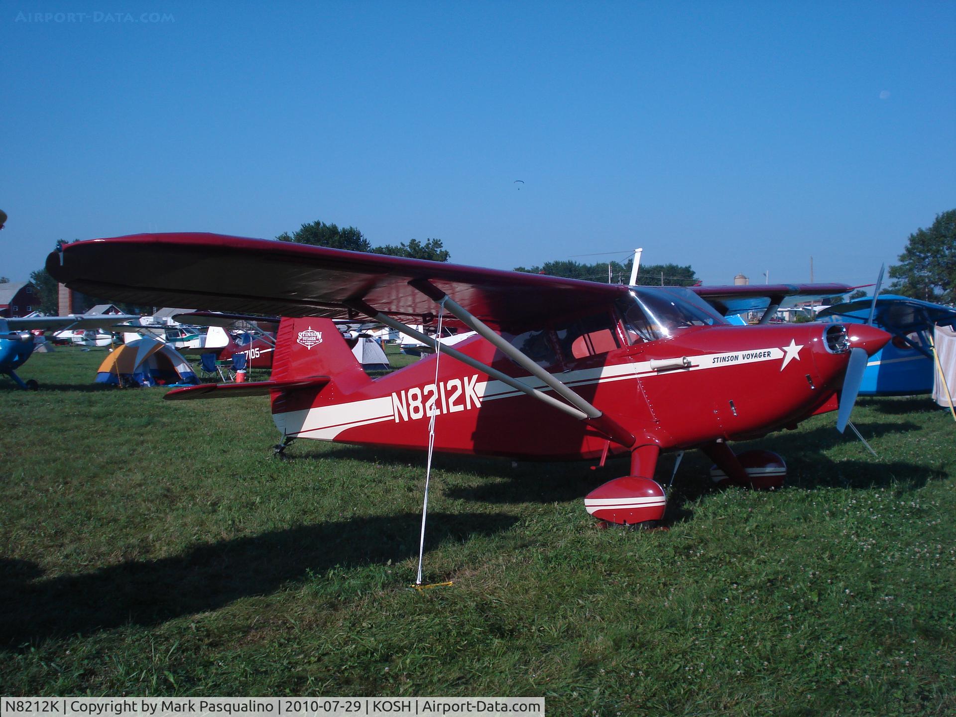 N8212K, 1946 Stinson 108-1 Voyager C/N 108-1212, Stinson 108-1