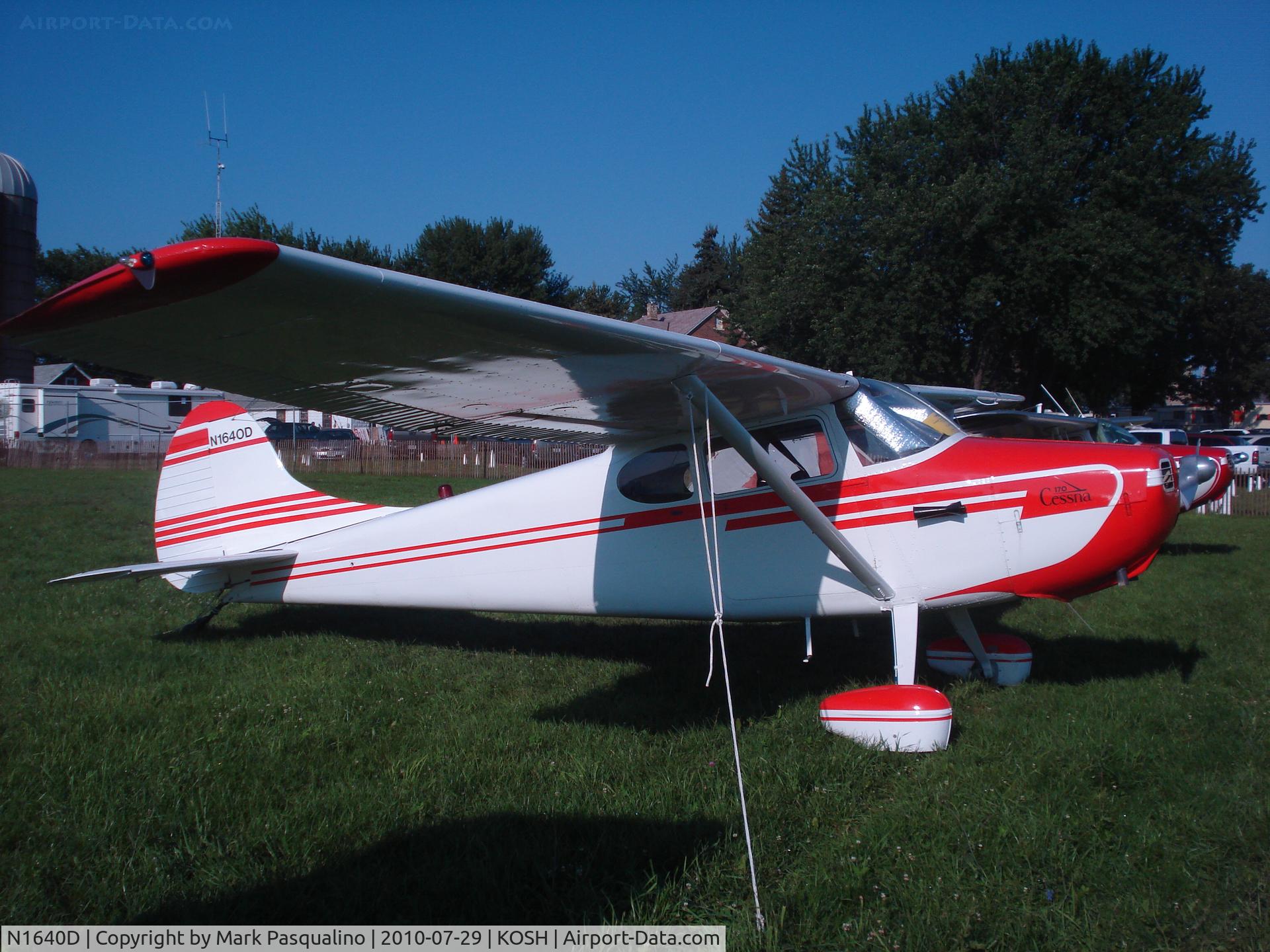 N1640D, 1952 Cessna 170B C/N 20282, Cessna 170B