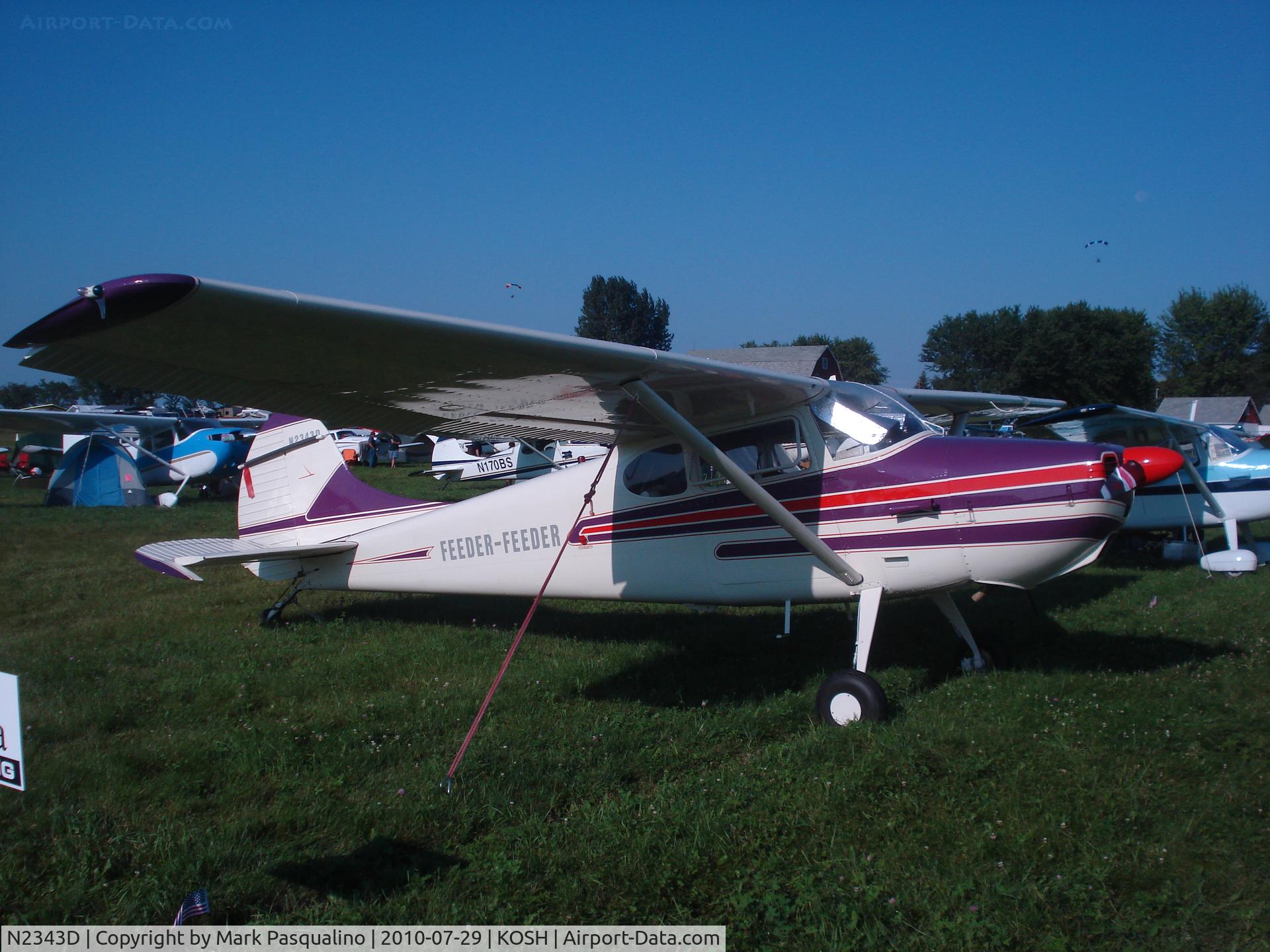 N2343D, 1952 Cessna 170B C/N 20495, Cessna 170B