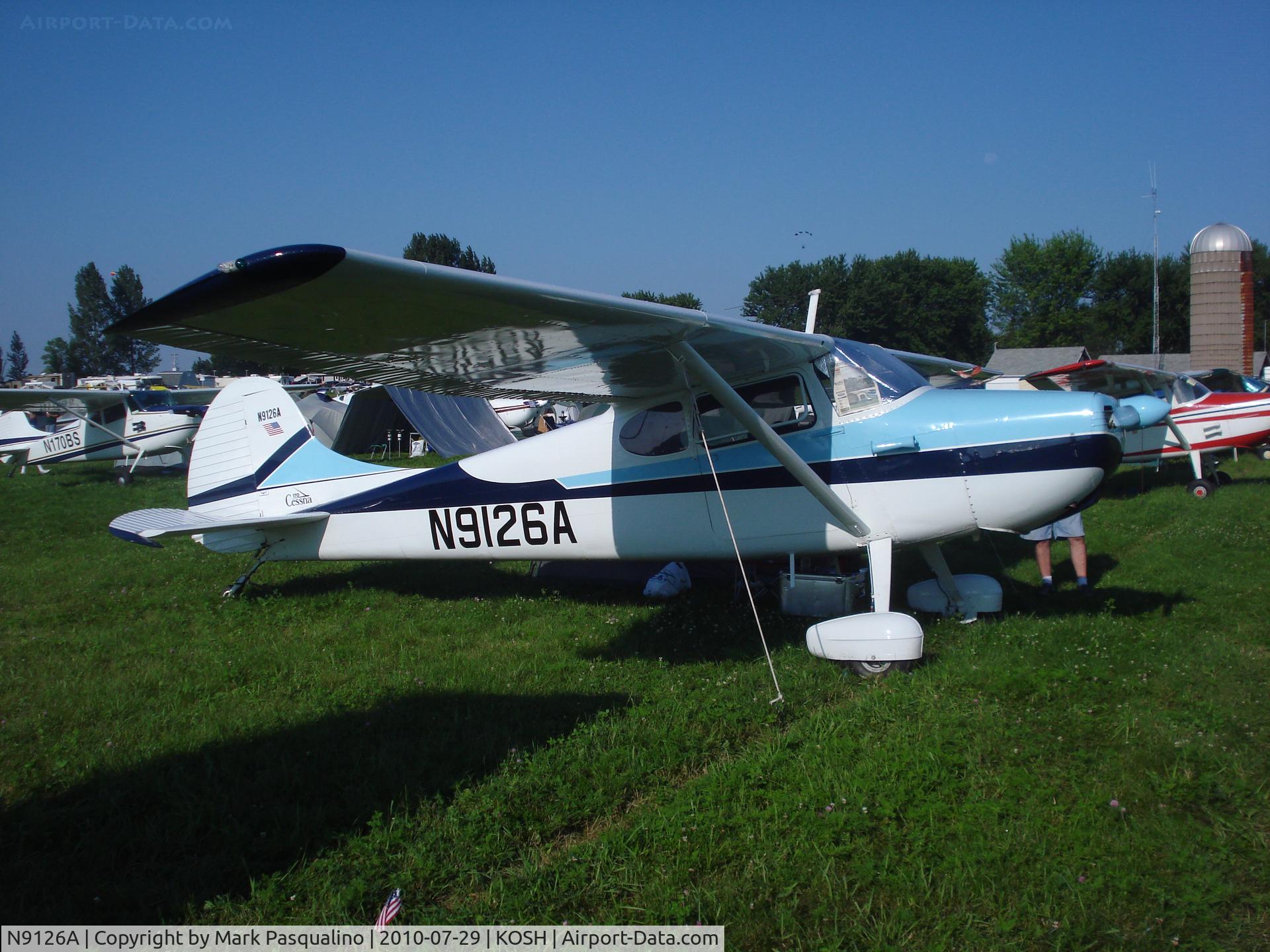 N9126A, 1950 Cessna 170A C/N 19417, Cessna 170A