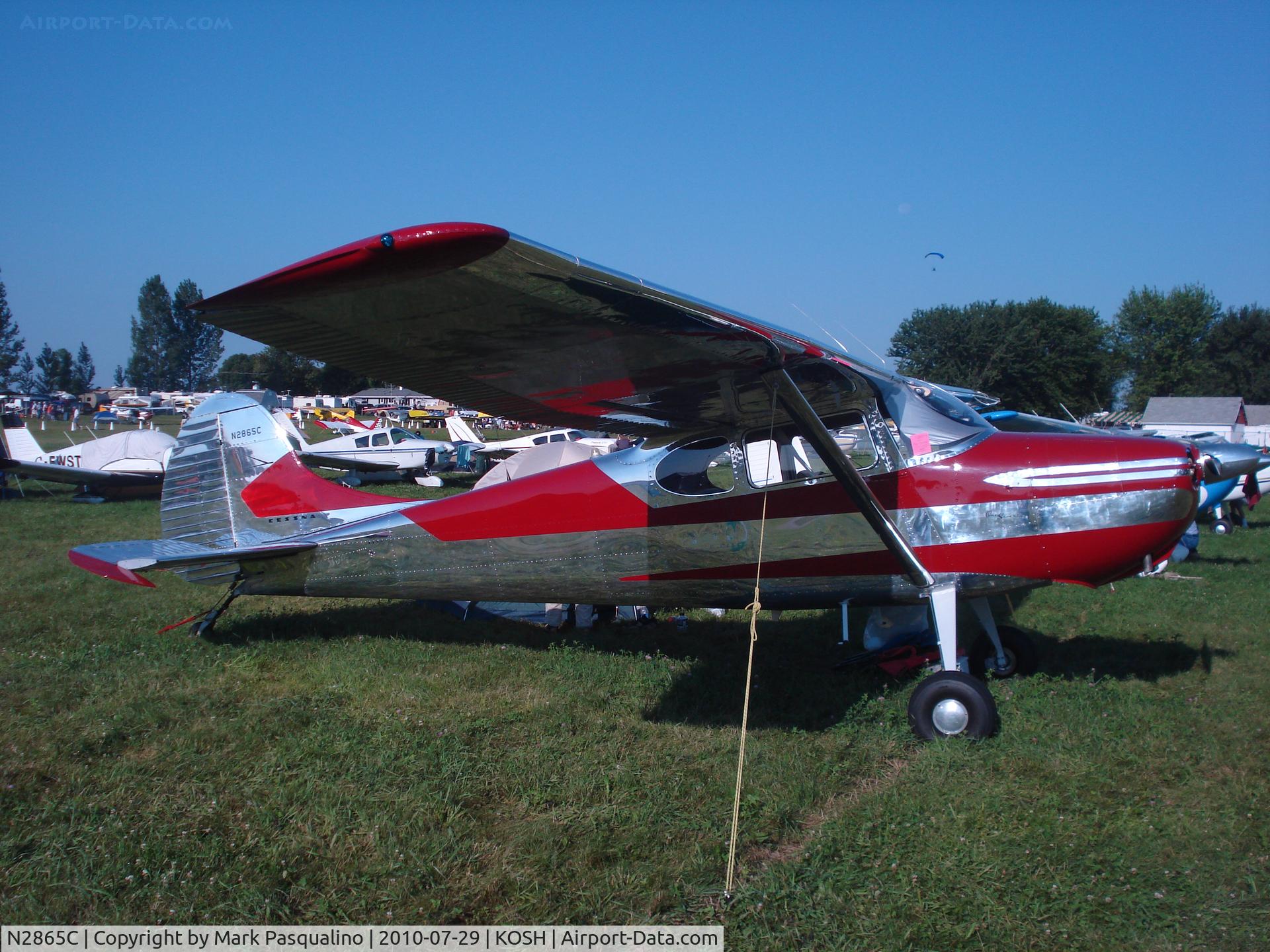 N2865C, 1954 Cessna 170B C/N 26408, Cessna 170B