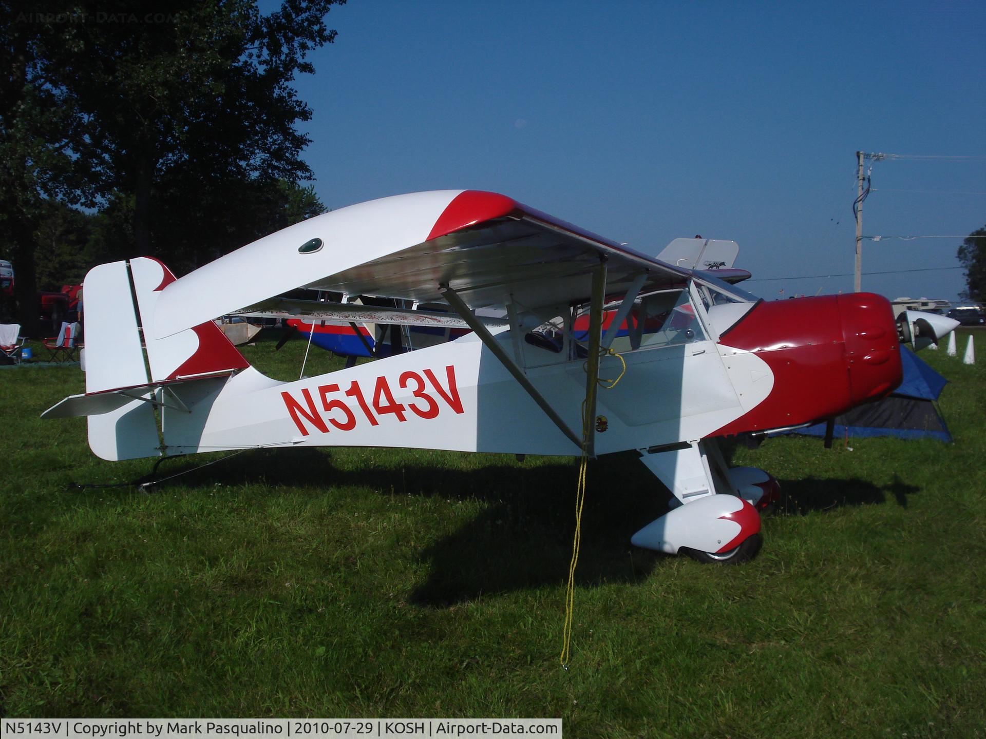 N5143V, 2003 Skystar Kitfox C/N 1873, Kitfox