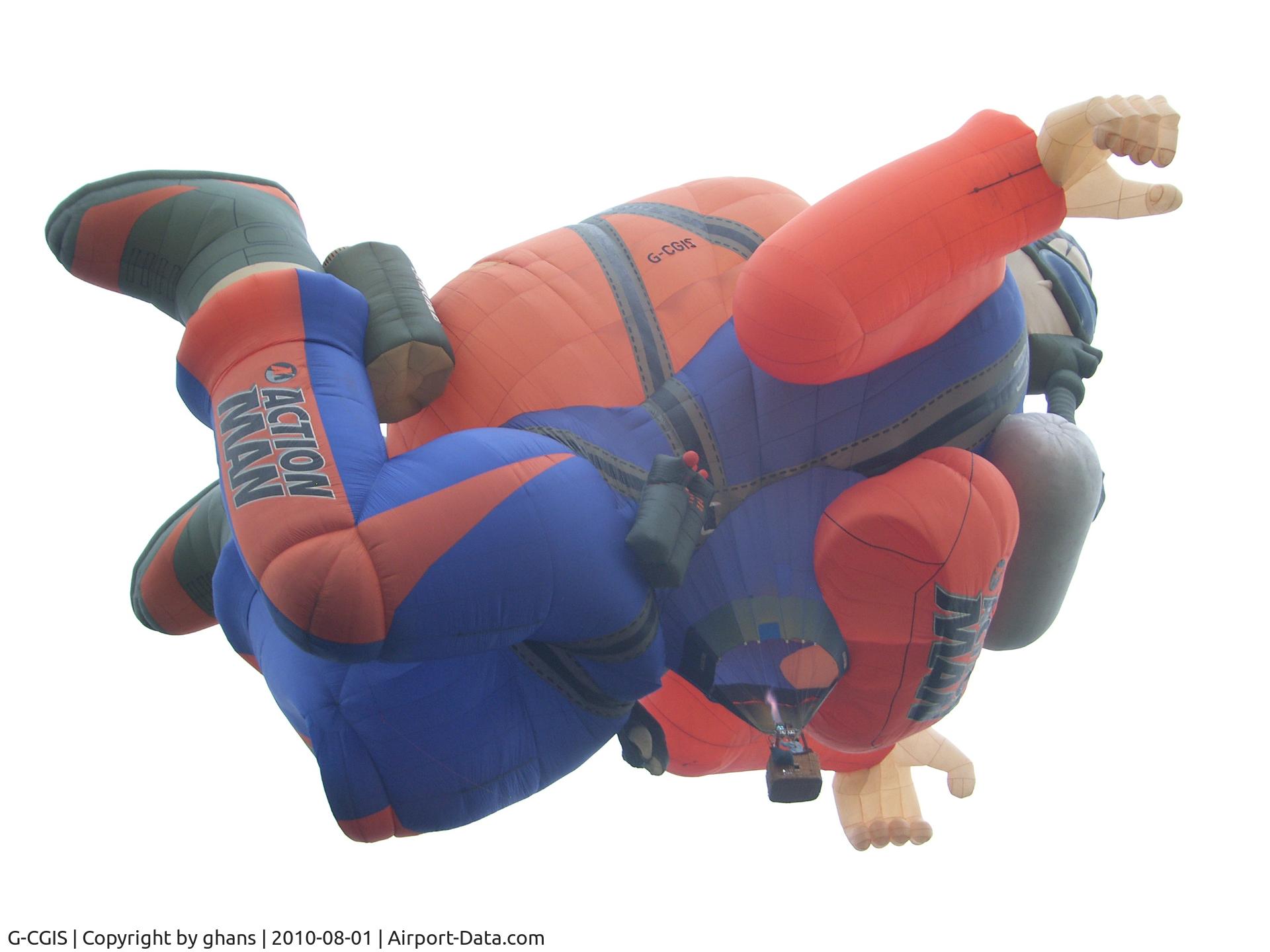 G-CGIS, 1997 Cameron Balloons Parachutist-110 C/N 4092, 'Action Man'