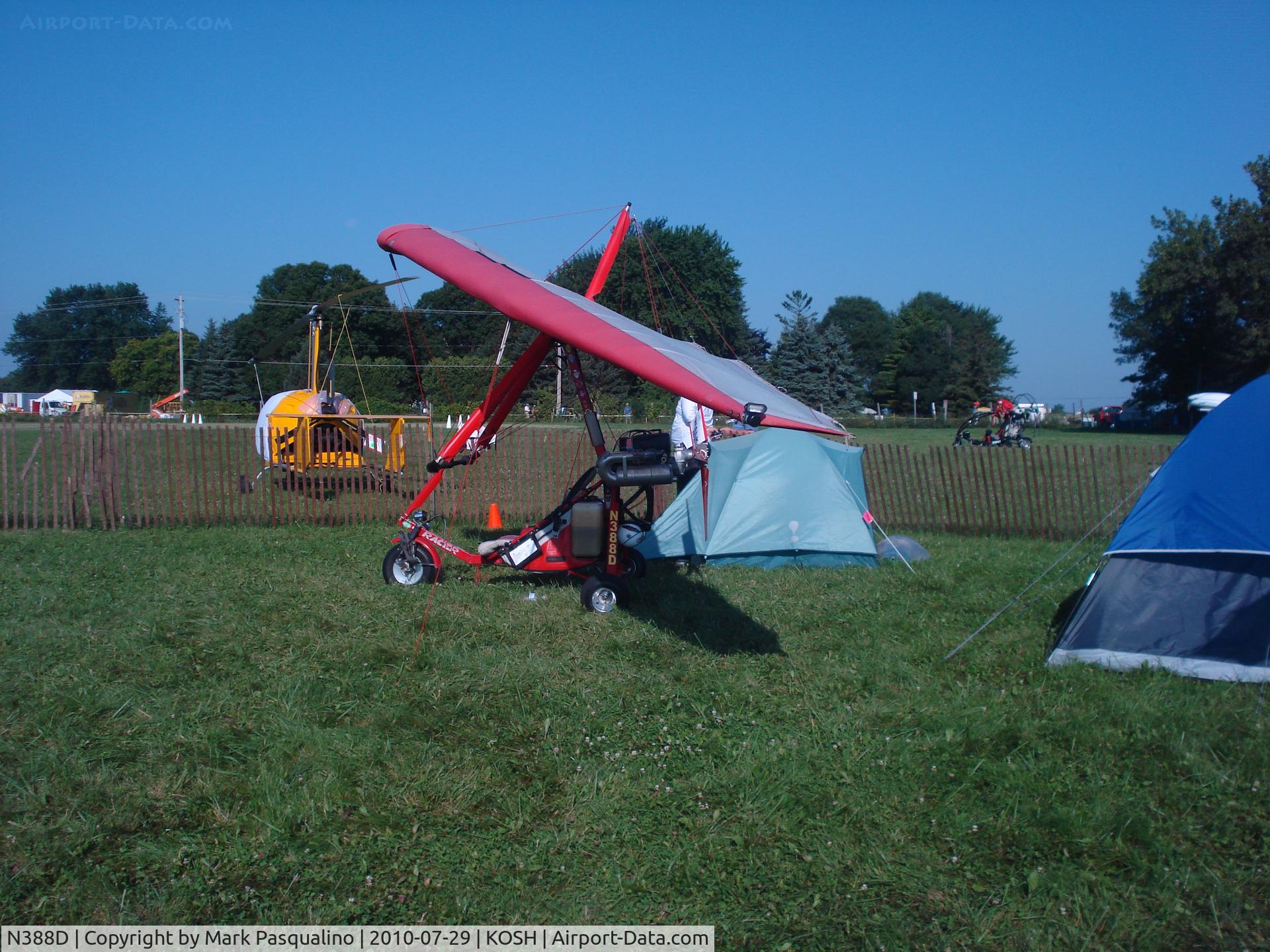 N388D, 1998 Air Creation Racer C/N A02180-2198, Air Creation Racer