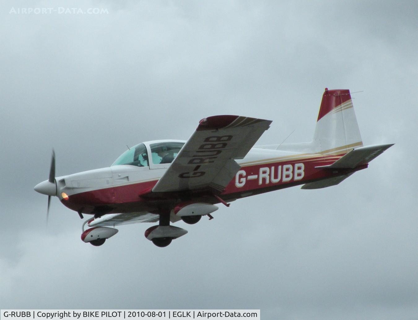G-RUBB, 1978 Grumman American AA-5B Tiger C/N AA5B-0928, LOCAL AA-5B LANDING AFTER A LOCAL FLIGHT AND SOME TOUCH AND GOES