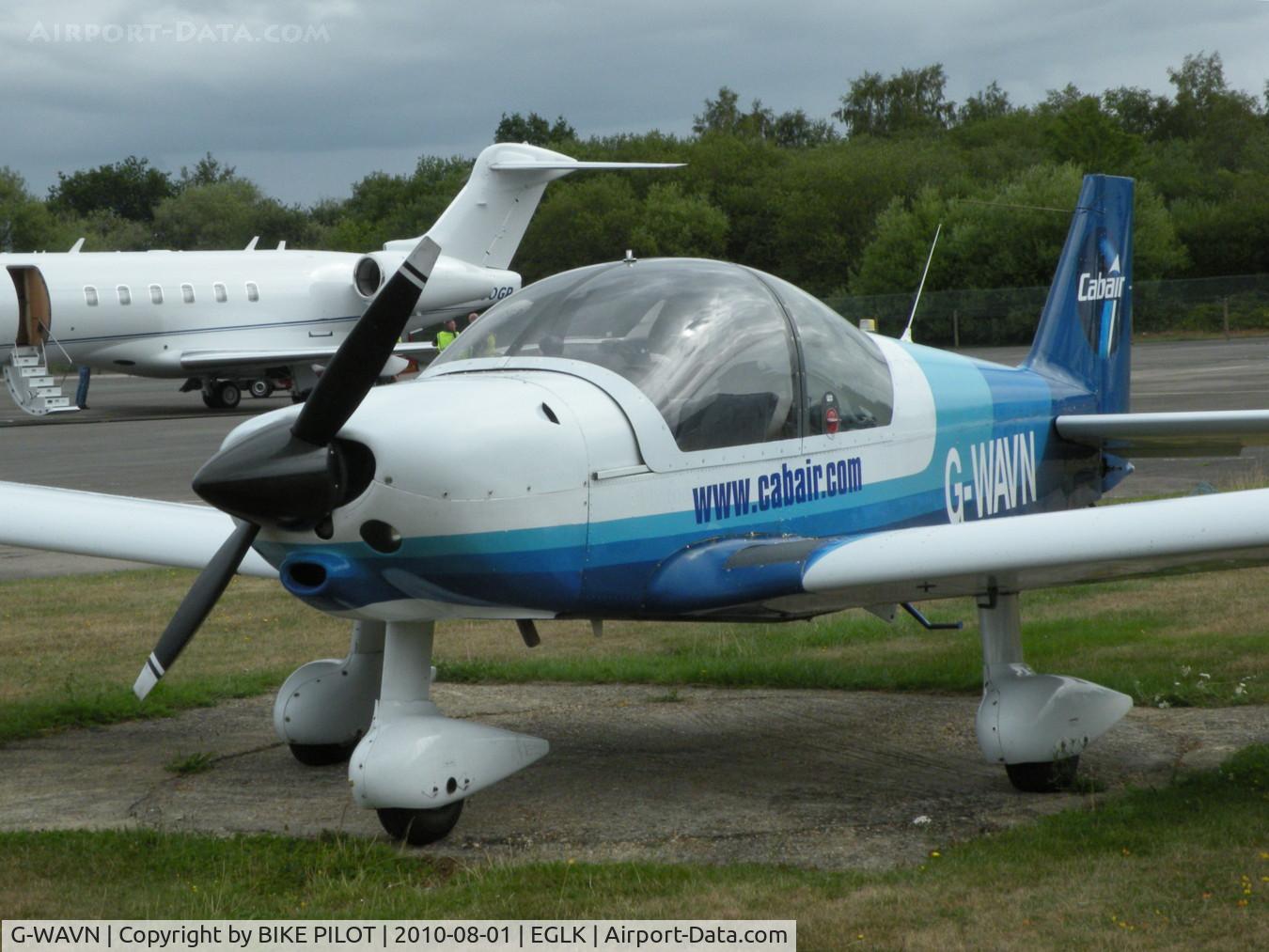 G-WAVN, 2000 Robin HR-200-120B C/N 344, VICTOR NOVEMBER NOW SPORTING A BLACK SPINNER