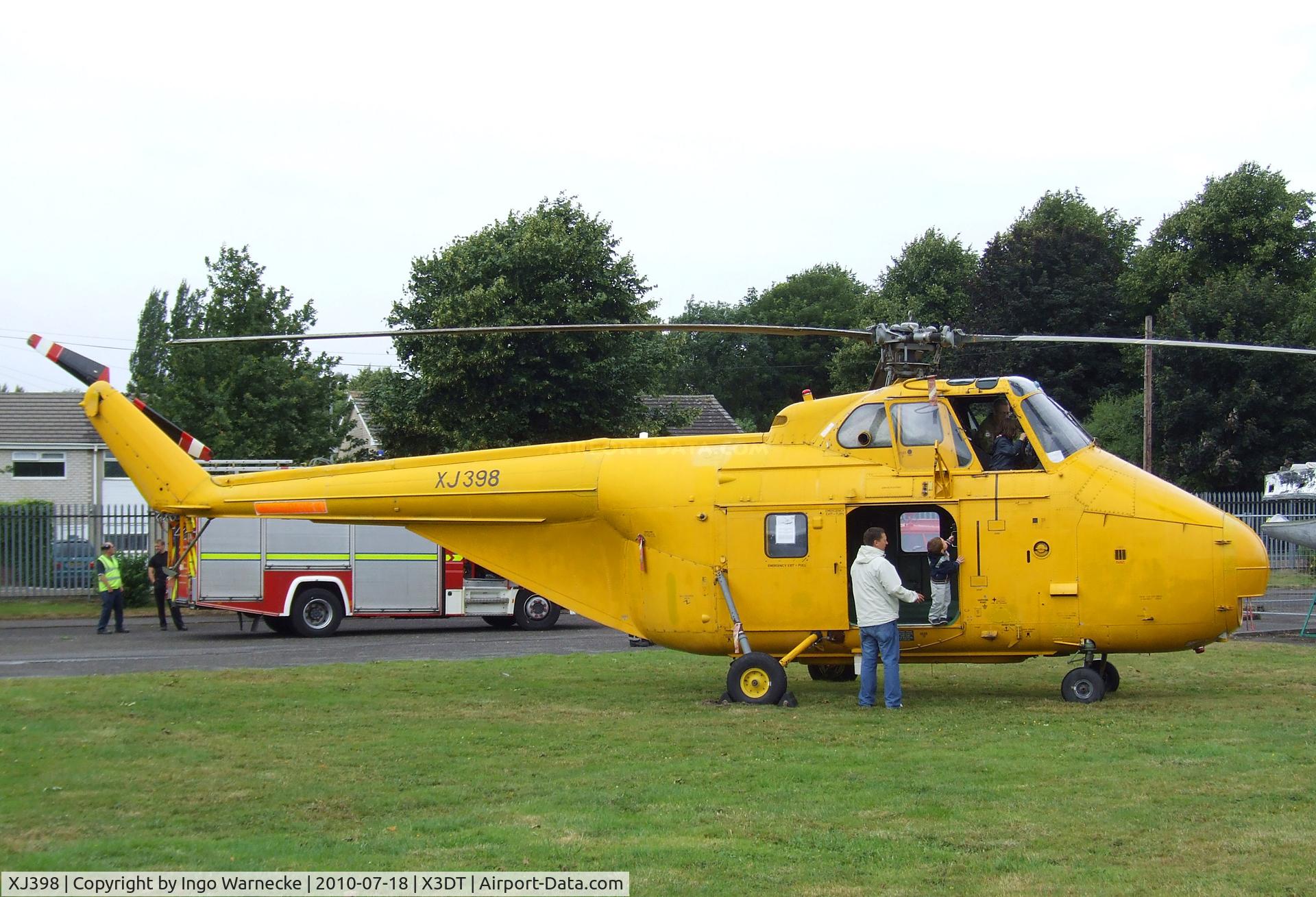 XJ398, 1955 Westland S.55 Whirlwind Series 3 C/N WA386, Westland Whirlwind HAR10 at the AeroVenture, Doncaster