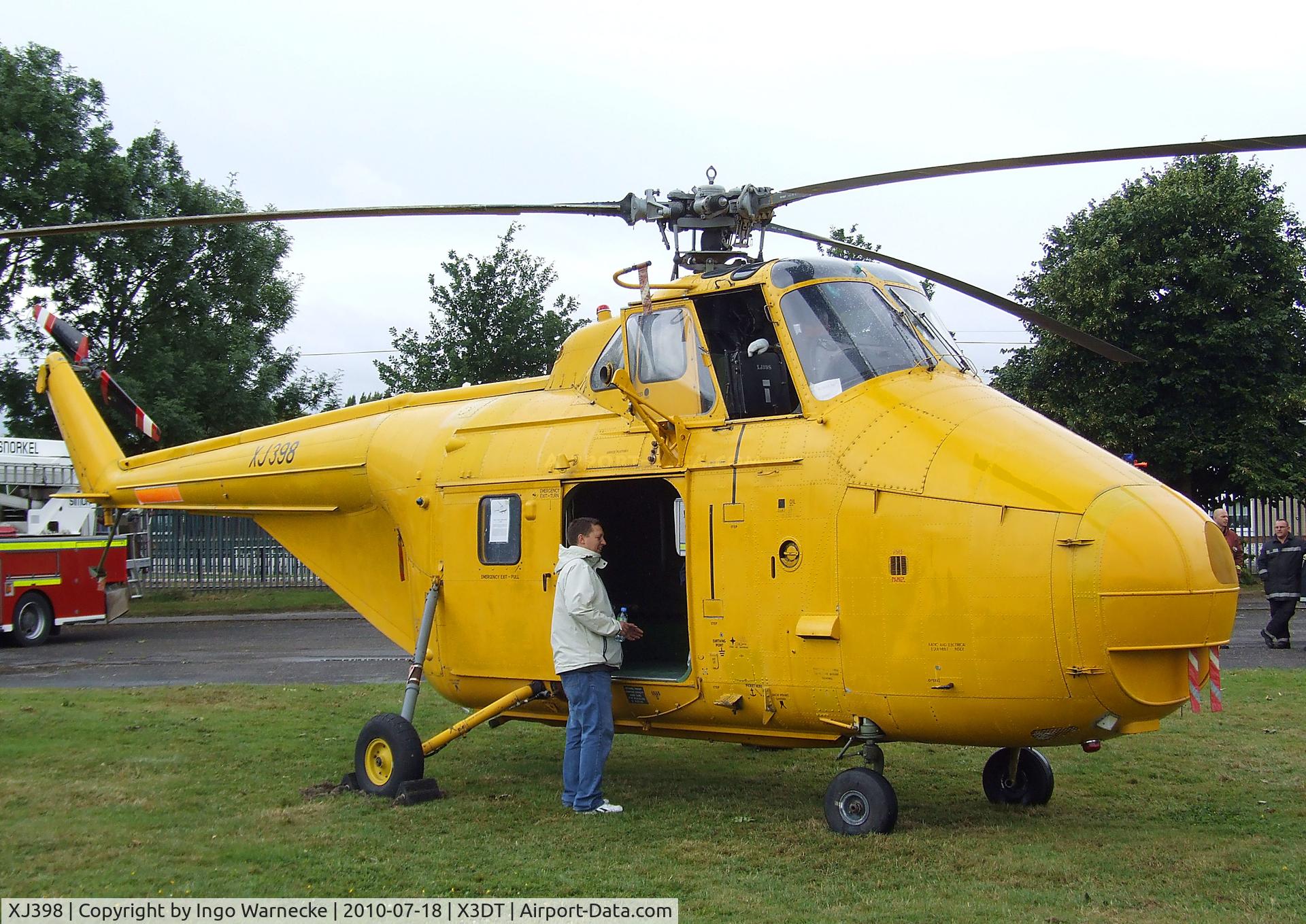 XJ398, 1955 Westland S.55 Whirlwind Series 3 C/N WA386, Westland Whirlwind HAR10 at the AeroVenture, Doncaster
