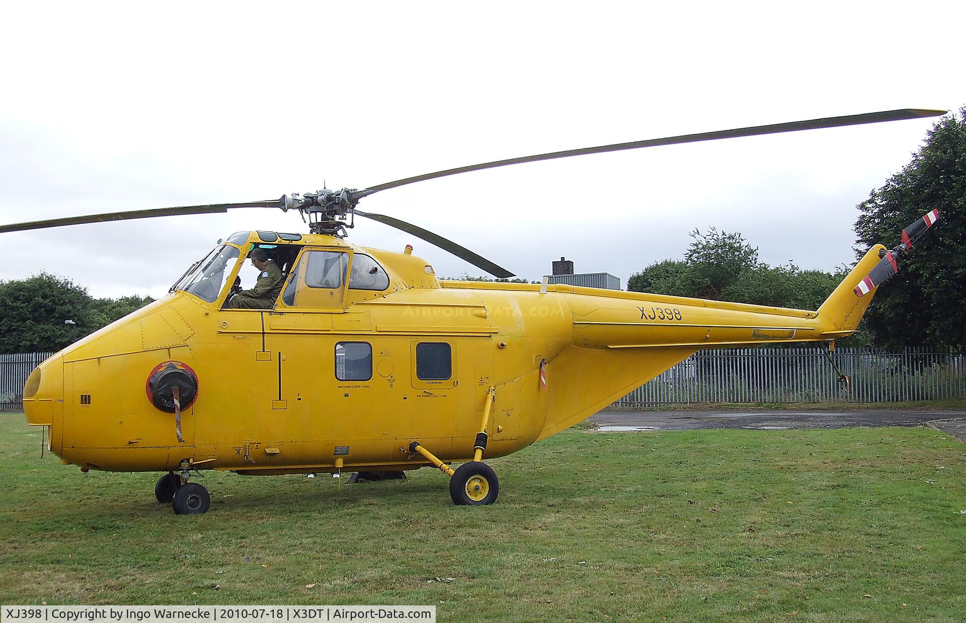 XJ398, 1955 Westland S.55 Whirlwind Series 3 C/N WA386, Westland Whirlwind HAR10 at the AeroVenture, Doncaster