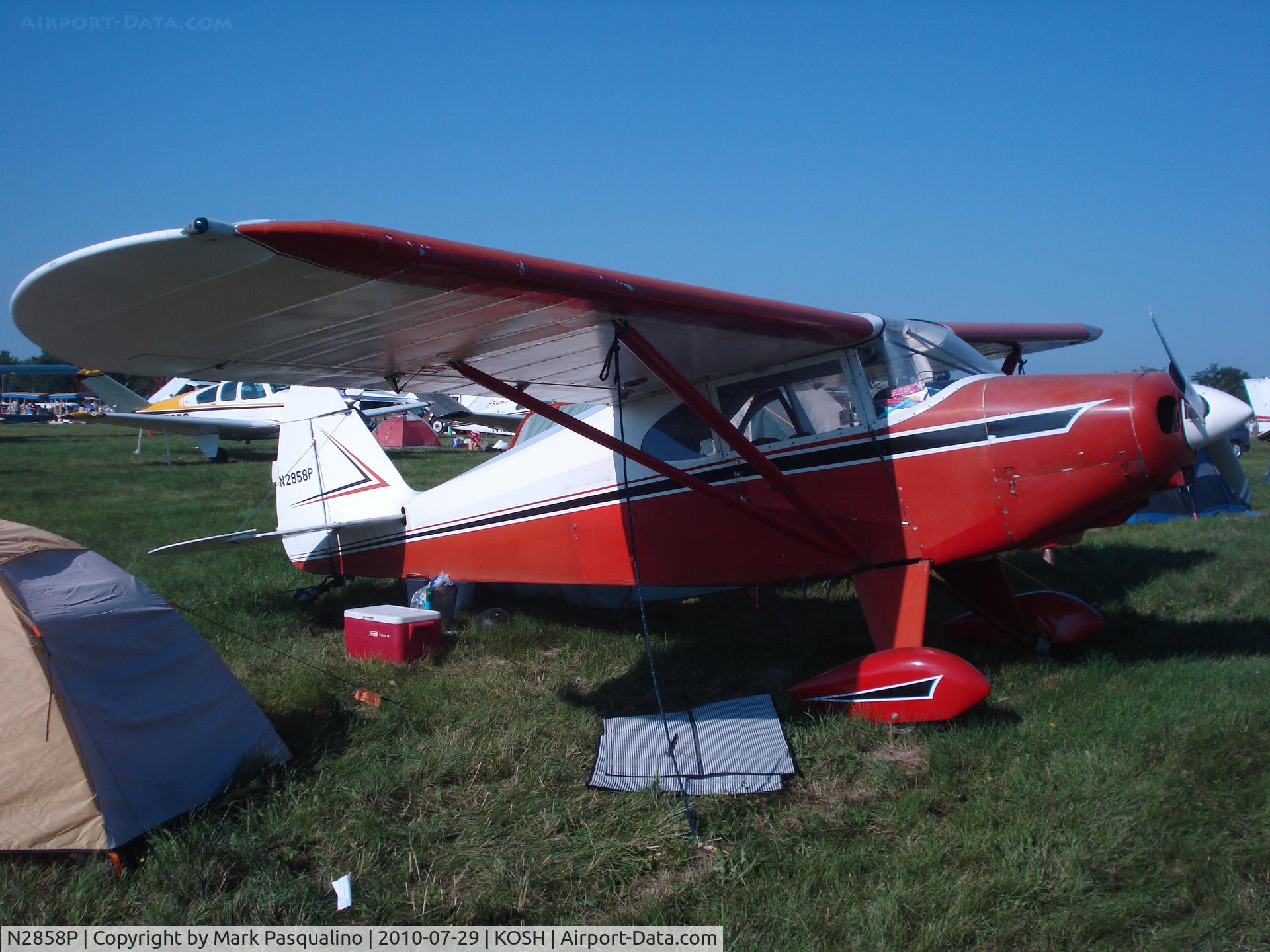 N2858P, 1955 Piper PA-22-150 C/N 22-3159, Piper PA-22-150