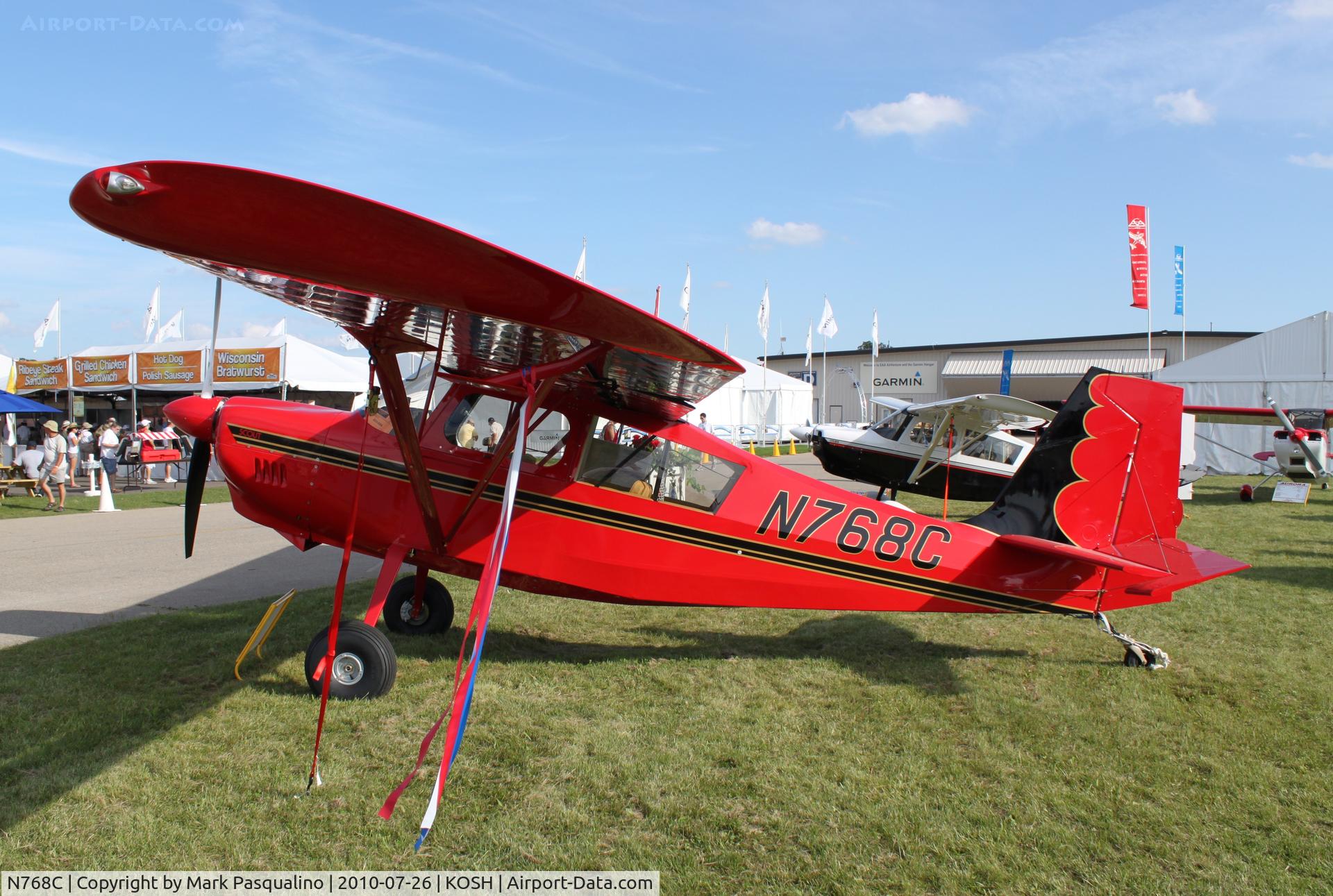 N768C, American Champion 8GCBC Scout C/N 532-2010, 8GCBC