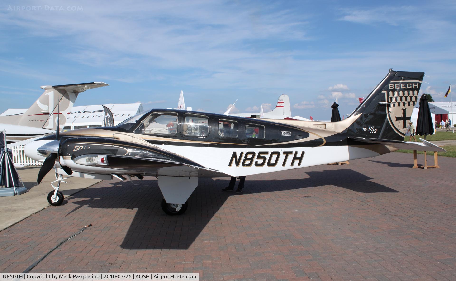 N850TH, Hawker Beechcraft Corp G58 Baron C/N TH-2273, Beech G58