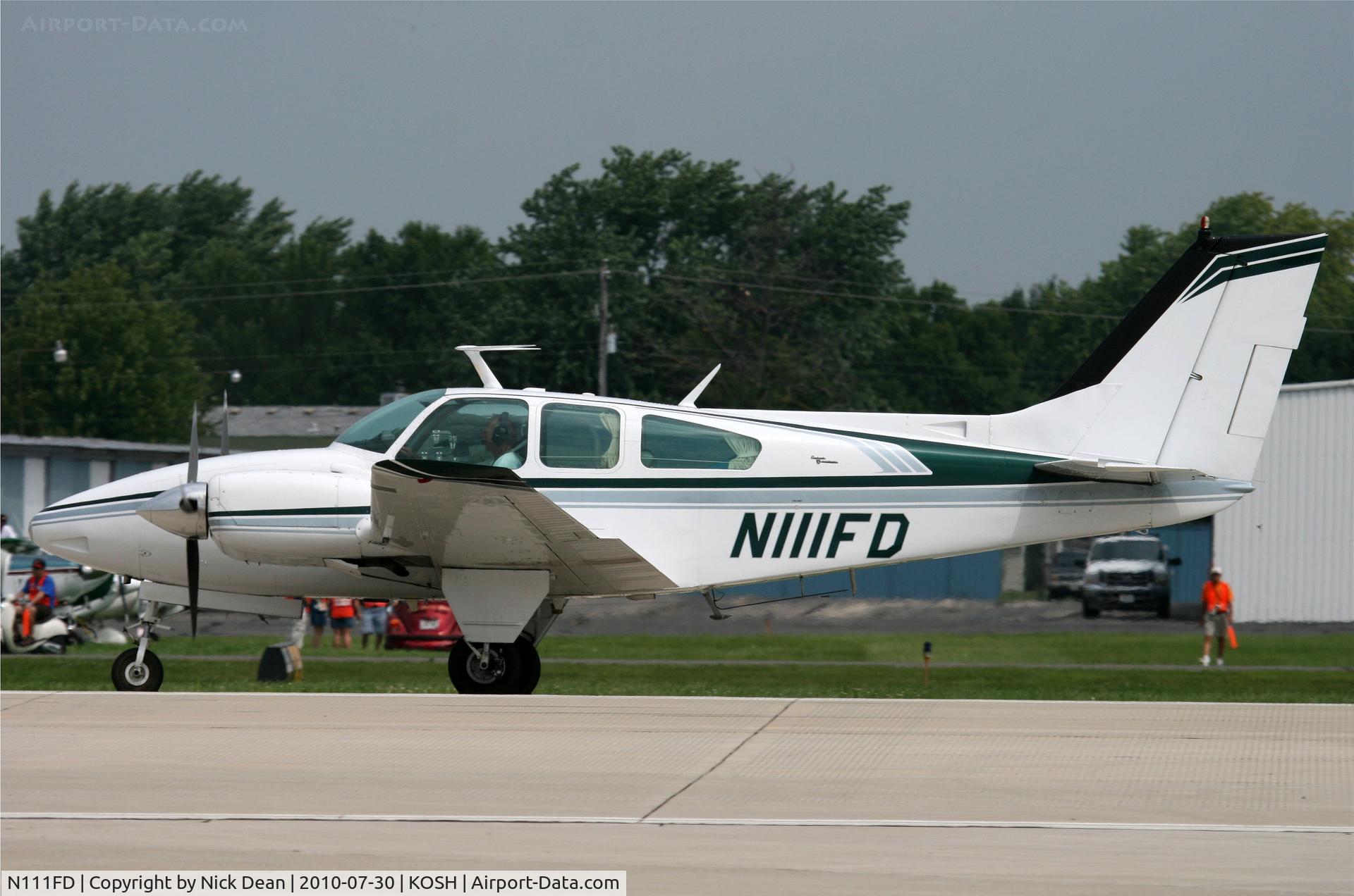 N111FD, 1966 Beech C55 Baron (95-C55) C/N TE-66, KOSH