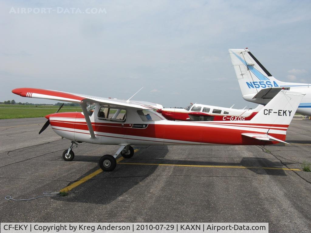 CF-EKY, 1972 Cessna 150L C/N 15073419, Cessna 150L on the line.