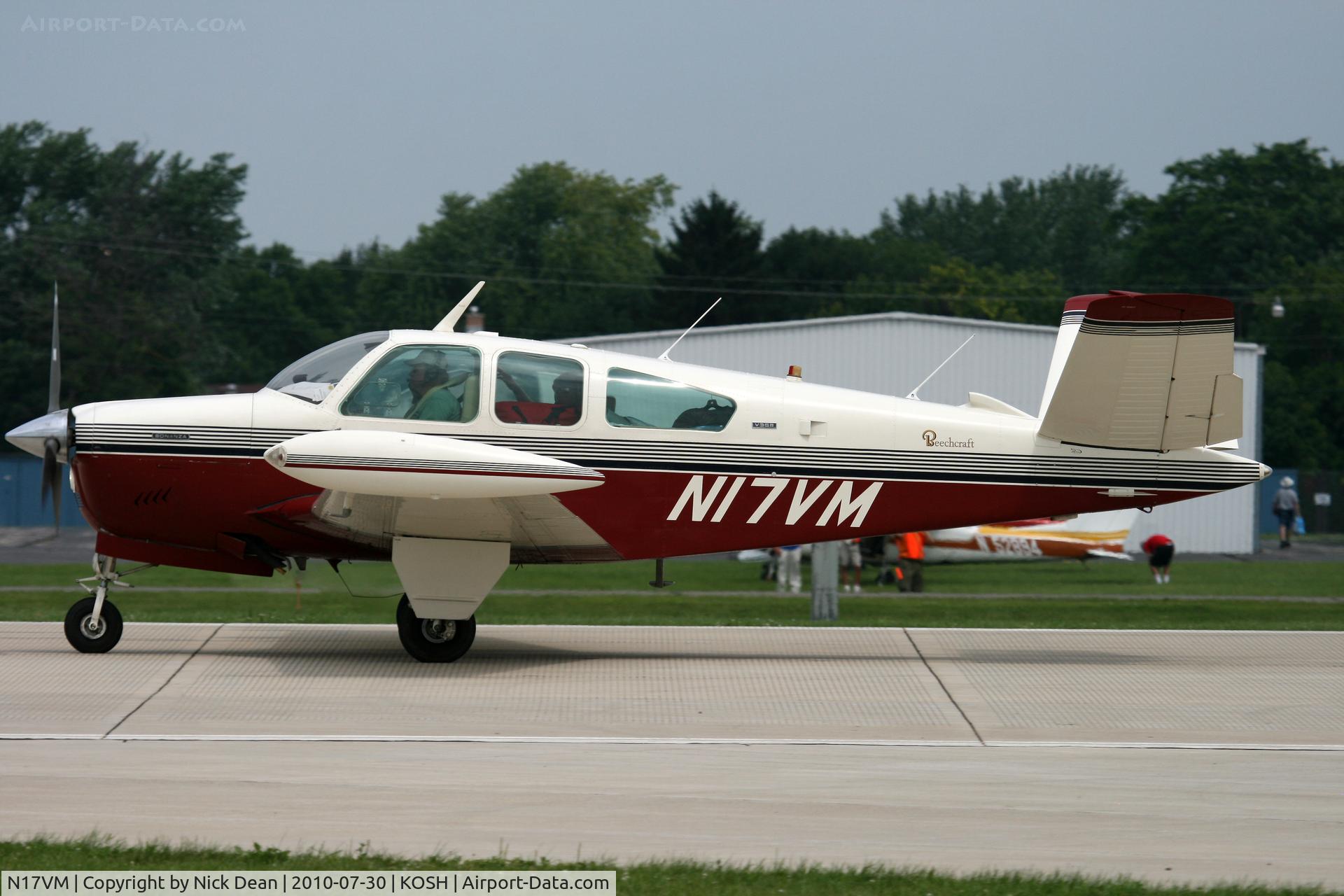 N17VM, 1973 Beech V35B Bonanza C/N D-9515, KOSH