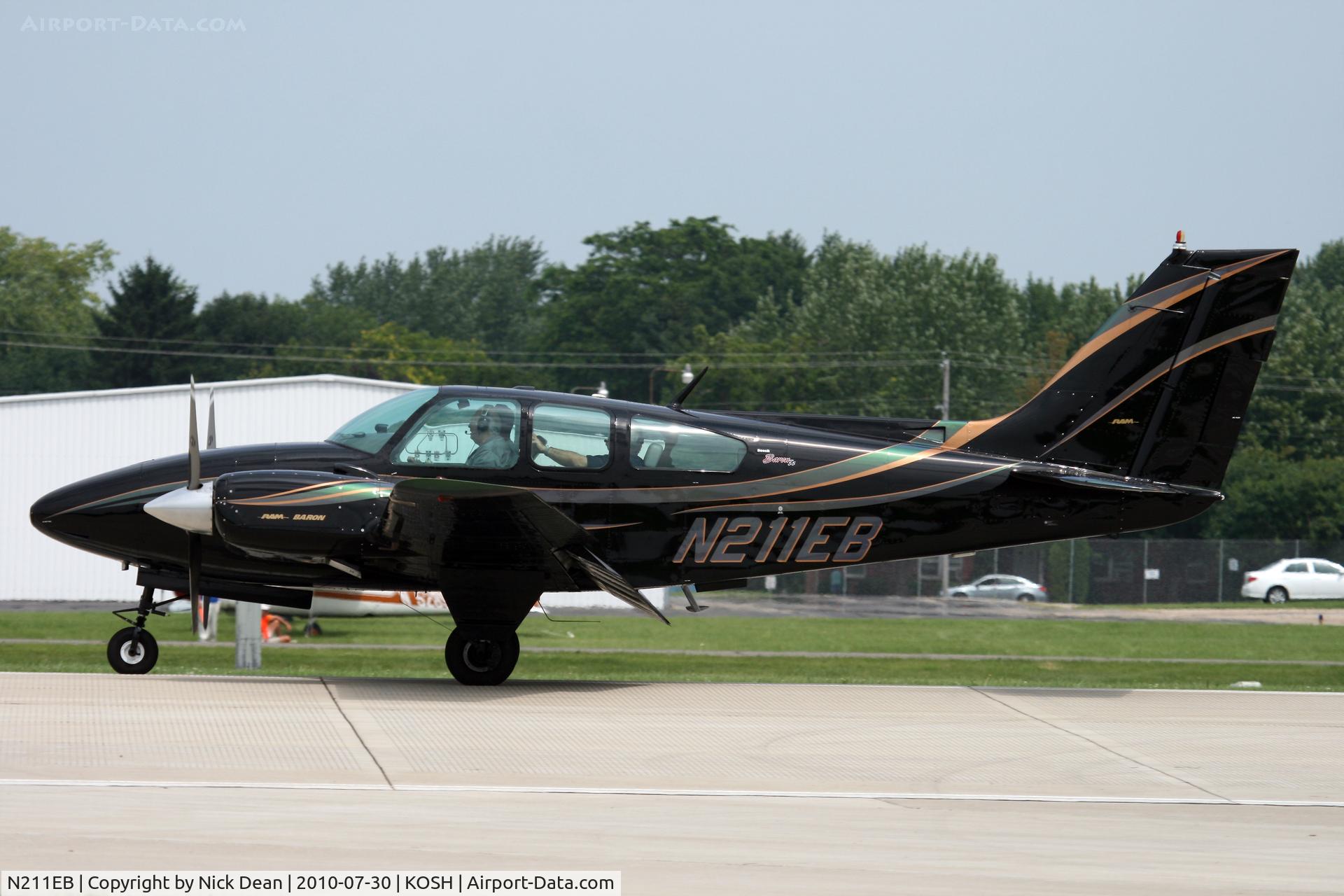 N211EB, 1968 Beech D55 Baron C/N TE-656, KOSH