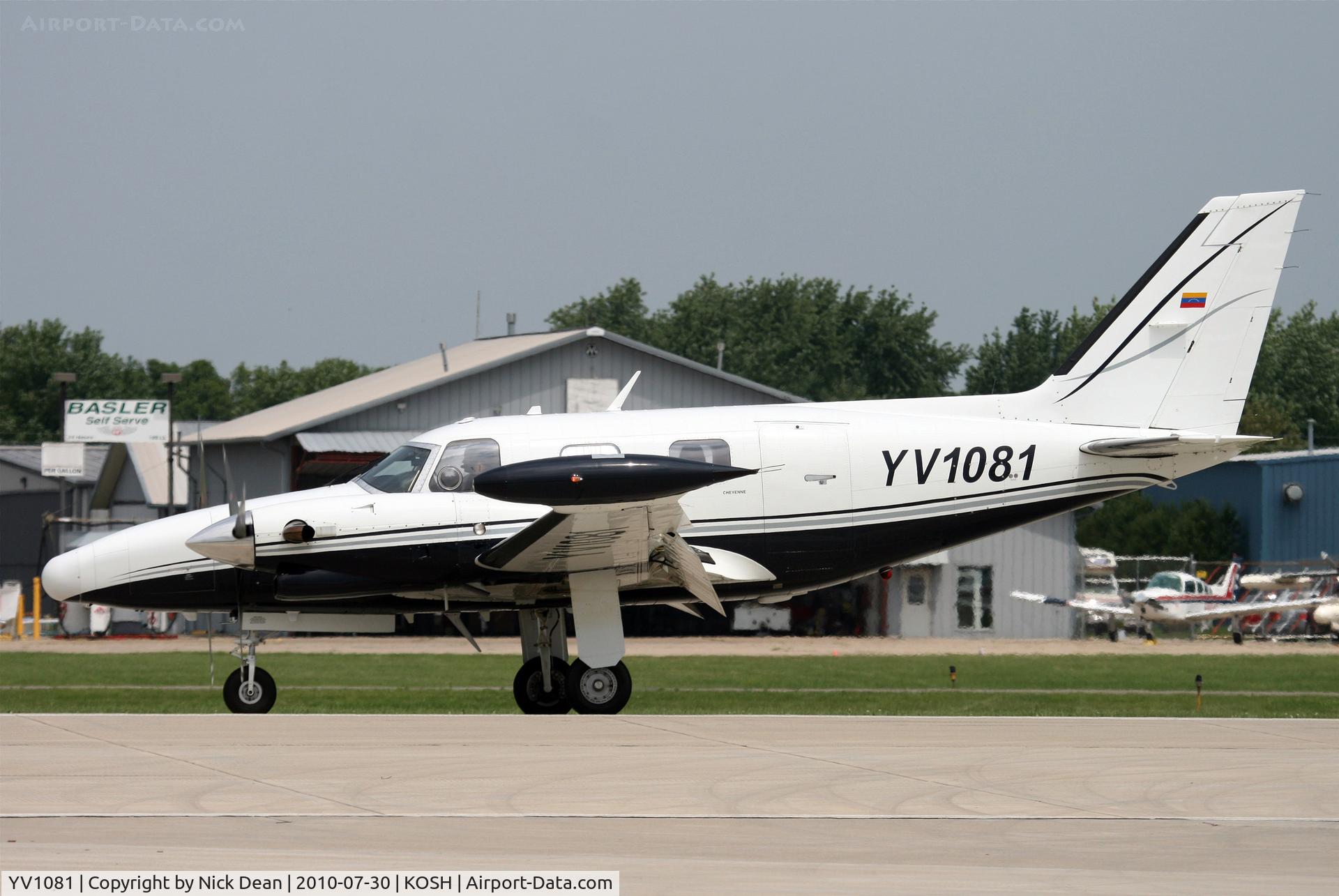 YV1081, 1979 Piper PA-31T-620 Cheyenne II C/N 31T-7920018, KOSH
