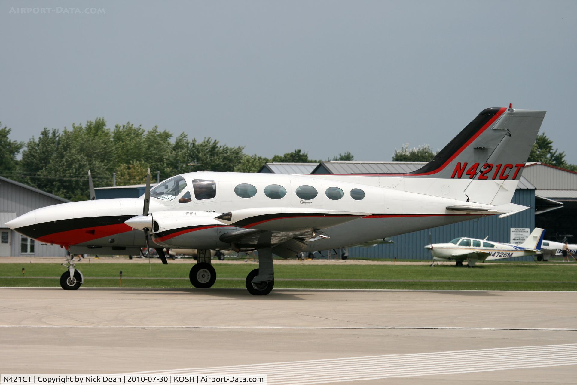 N421CT, 1973 Cessna 421B Golden Eagle C/N 421B0510, KOSH