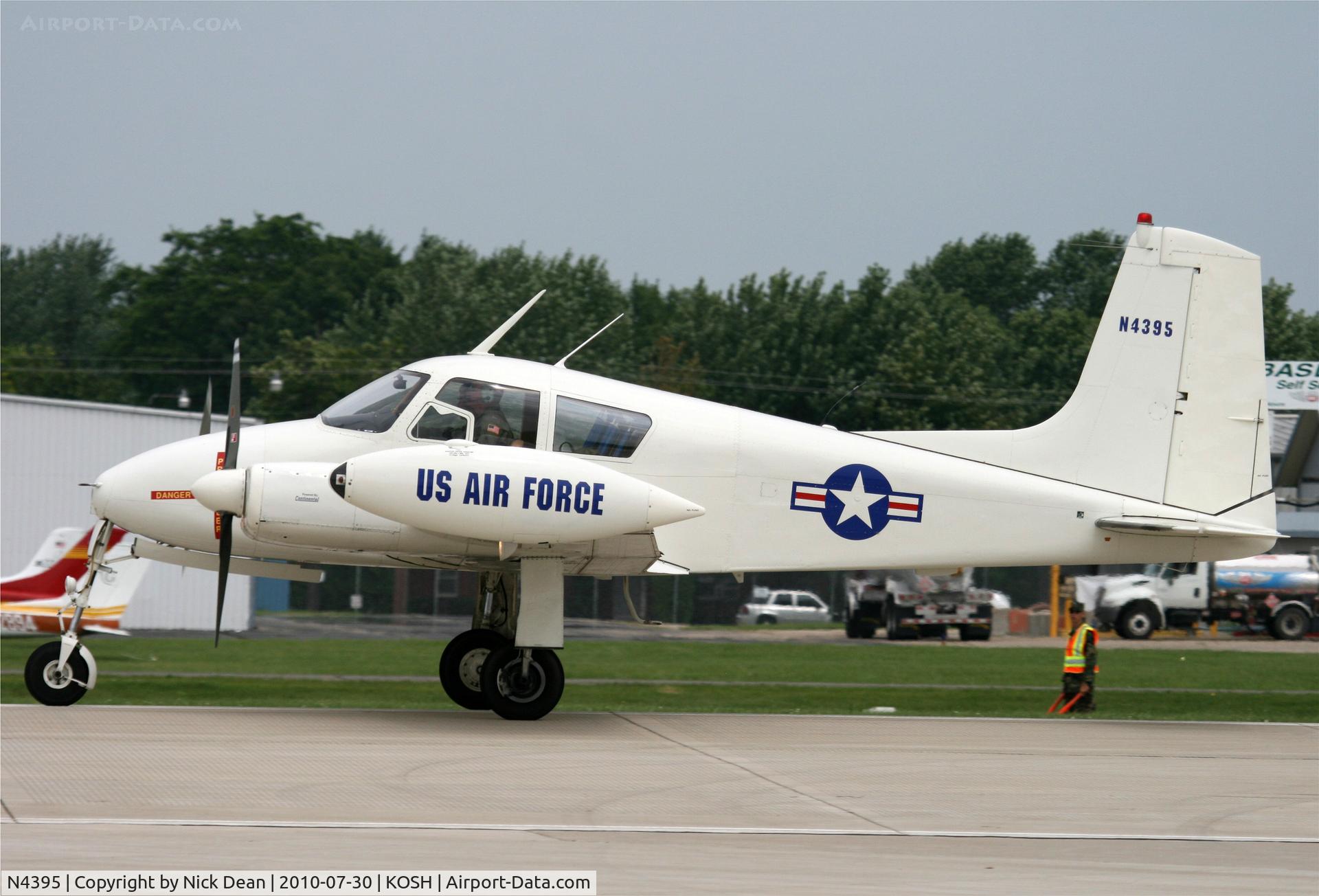 N4395, 1958 Cessna U-3A Blue Canoe (310A) C/N 38114, KOSH