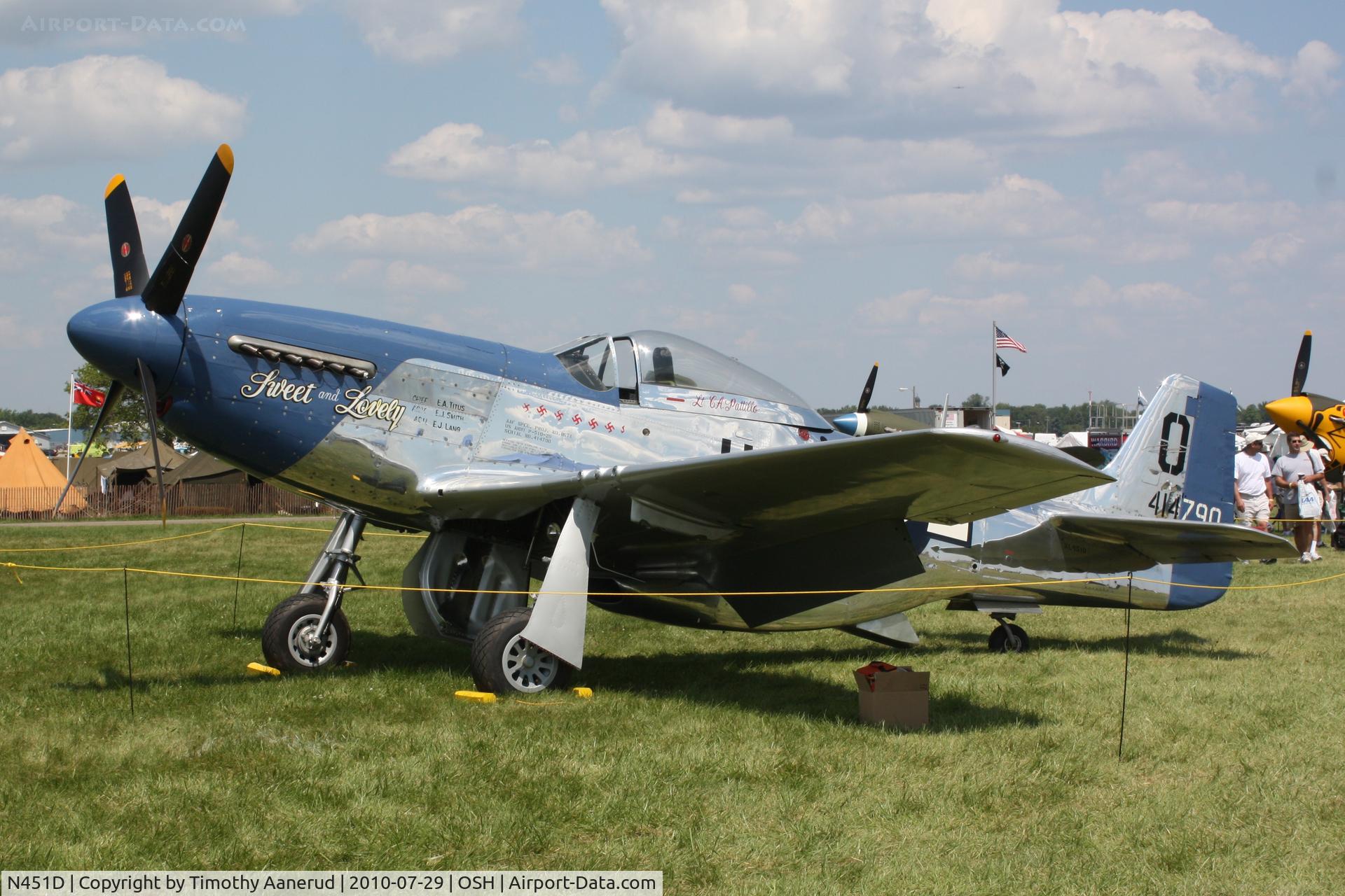 N451D, 1944 North American P-51D Mustang C/N 44-73279BB, 1944 North American/baker P-51D, c/n: 44-73279BB