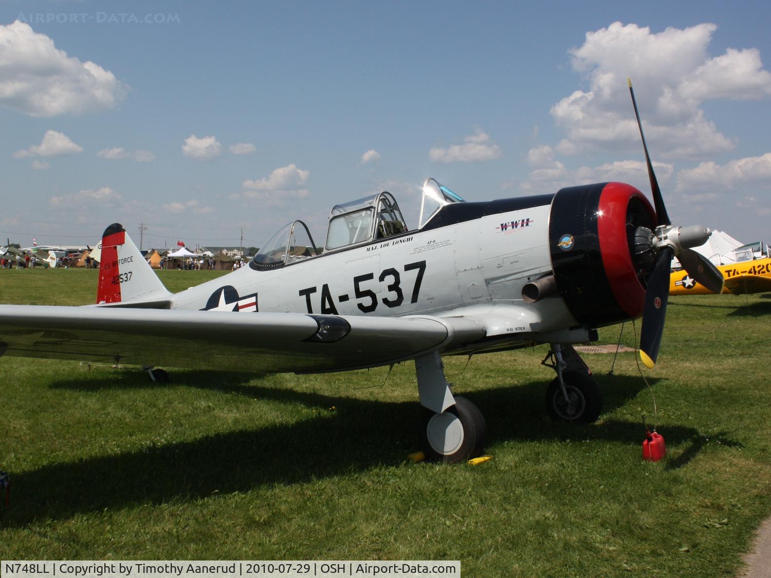 N748LL, 1943 North American AT-6F Texan C/N 121-42537, North American AT-6F, c/n: 121-42537