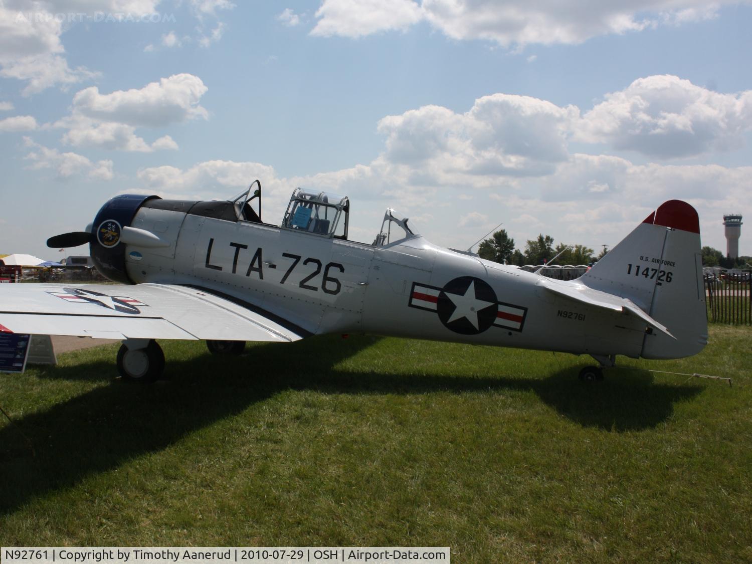 N92761, 1958 North American AT-6G Texan C/N 182-413 (51-14726), 1958 North American AT-6G, c/n: 182-413
