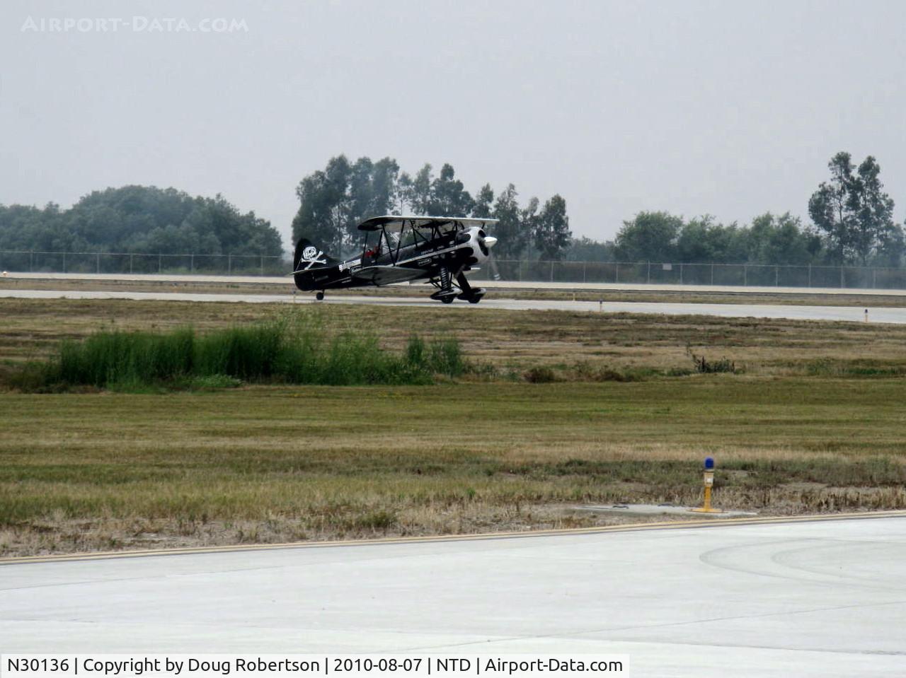 N30136, 1980 Waco UPF-7 C/N 5533, 1980 Waco UPF-7, P&W R-985 Wasp Jr. 450 Hp upgrade, taxi back