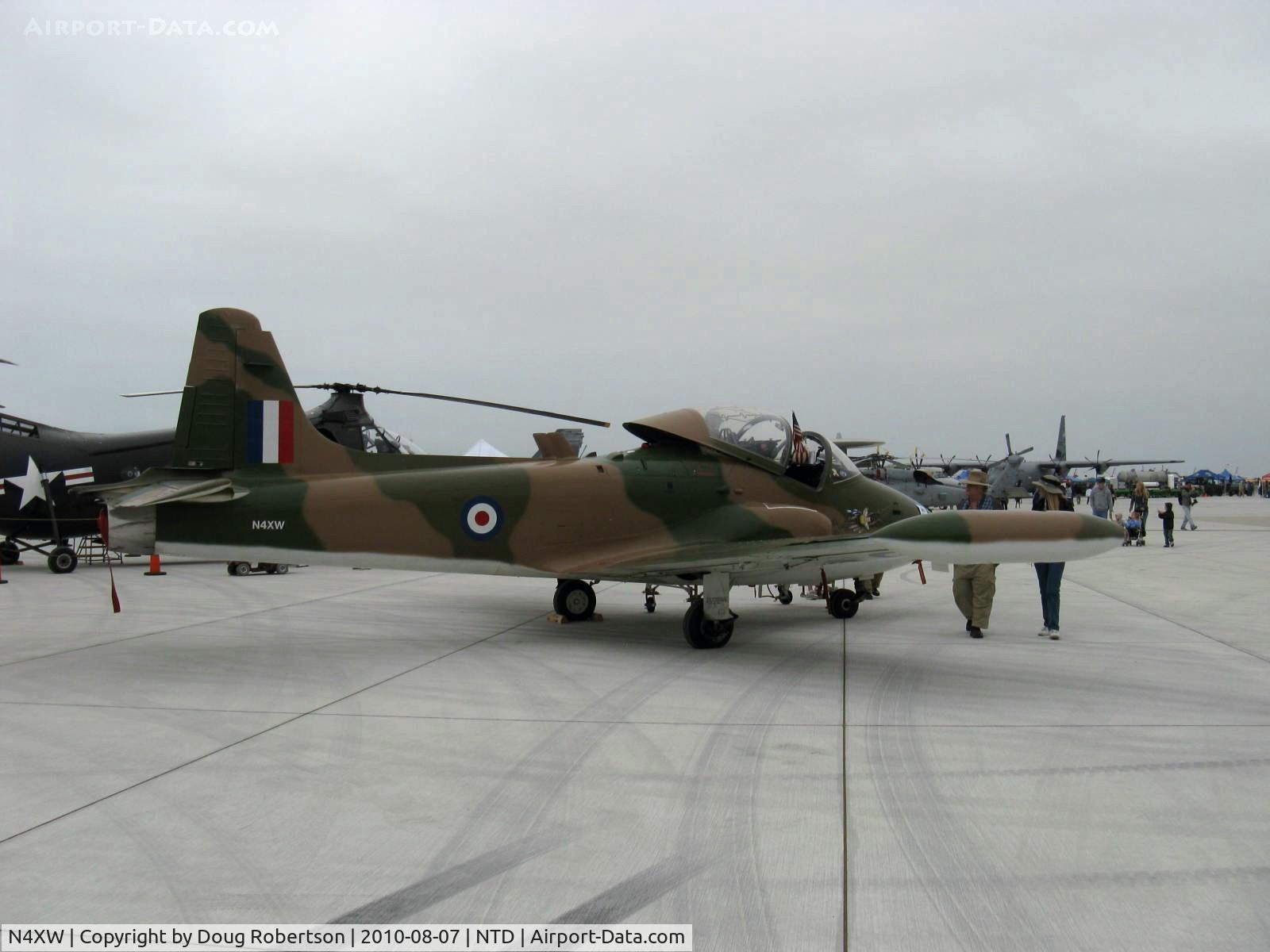 N4XW, 1971 BAC 84 Jet Provost T.5A C/N EEP/JP/1057, 1971 British Aircraft Corp. Ltd, JET PROVOST MkT5 Turbojet, Rolls Royce VIPER 202, 2,500 lb st