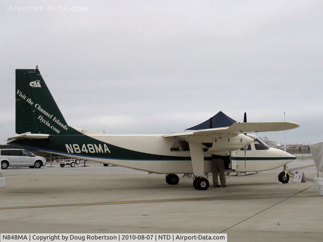 N848MA, 1989 Britten-Norman BN-2B Islander C/N 2210, 1989 Britten-Norman BN-2B ISLANDER, two Lycoming IO-540-E4C5 260 Hp each.