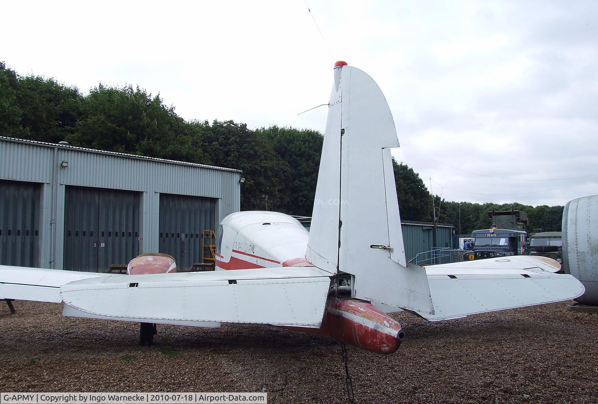 G-APMY, 1958 Piper PA-23-160 Apache C/N 23-1258, Piper PA-23-160 Apache (minus engines) at the AeroVenture, Doncaster
