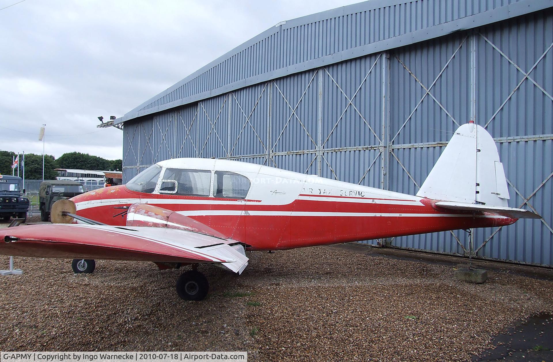 G-APMY, 1958 Piper PA-23-160 Apache C/N 23-1258, Piper PA-23-160 Apache (minus engines) at the AeroVenture, Doncaster