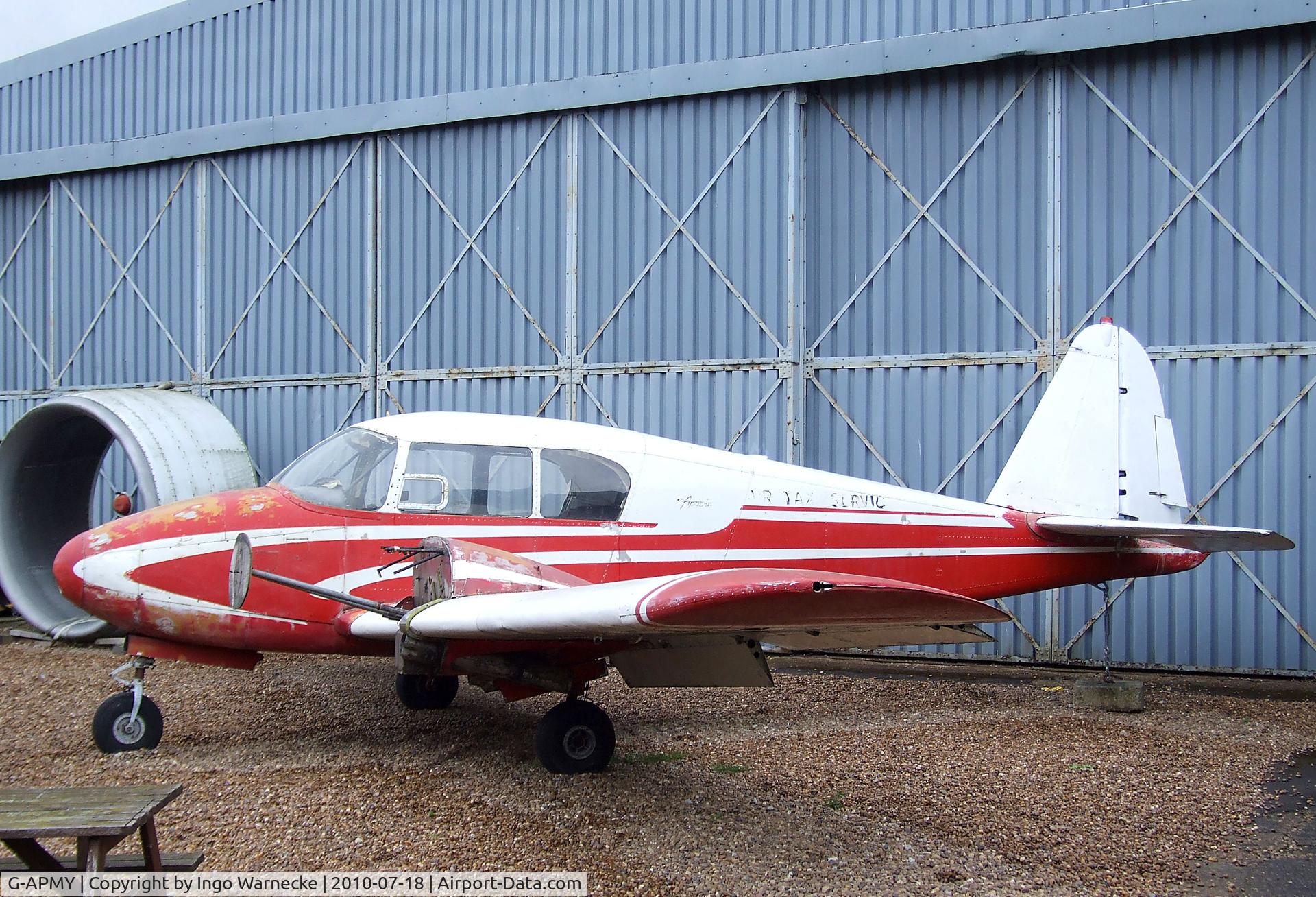 G-APMY, 1958 Piper PA-23-160 Apache C/N 23-1258, Piper PA-23-160 Apache (minus engines) at the AeroVenture, Doncaster