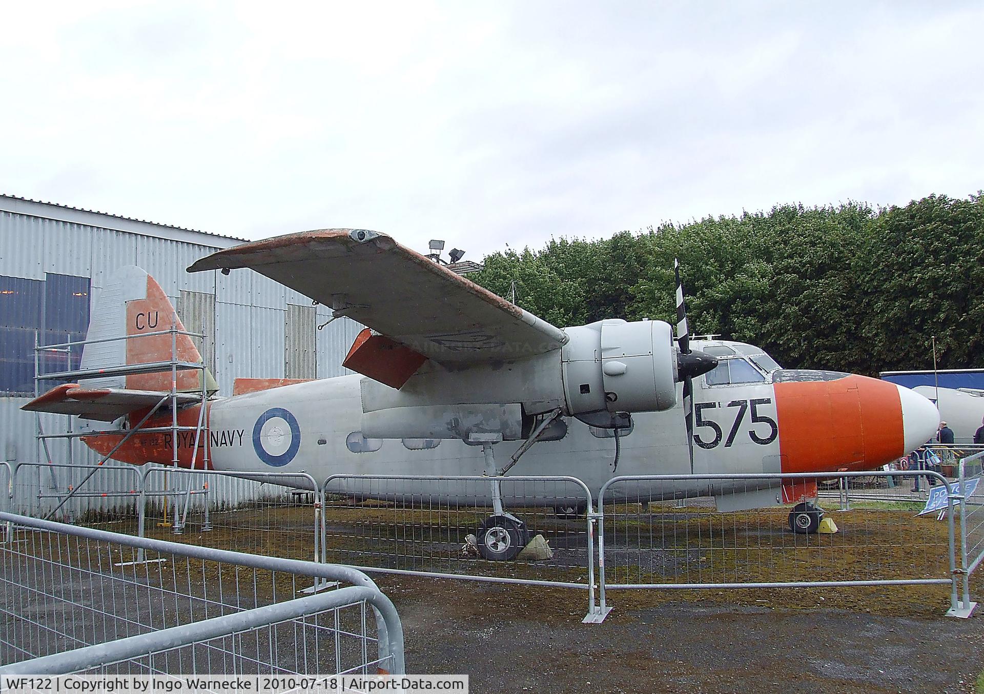 WF122, 1951 Percival P-57 Sea Prince T1 C/N P57/18, Percival Sea Prince T1 (undergoing restauration) at the AeroVenture, Doncaster