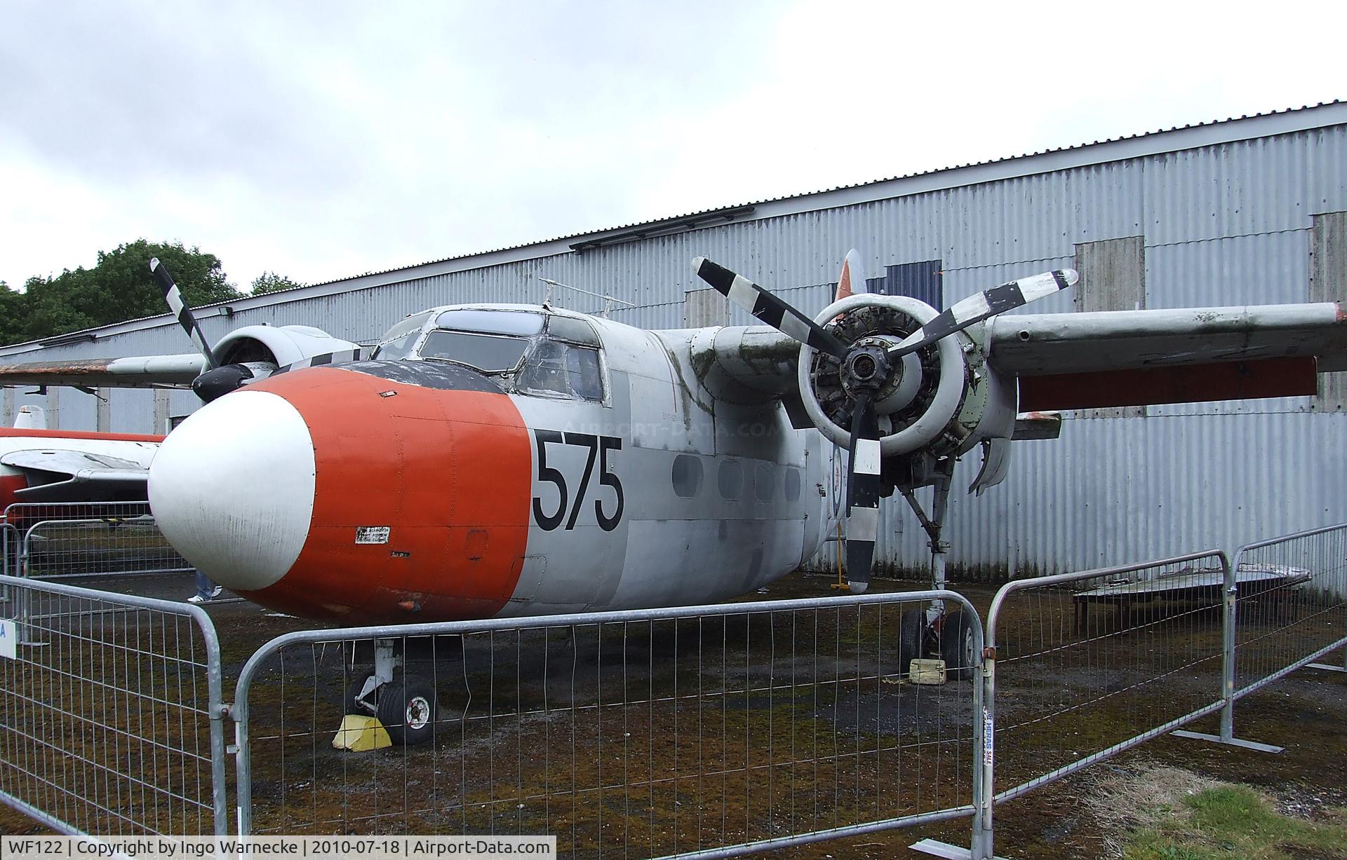 WF122, 1951 Percival P-57 Sea Prince T1 C/N P57/18, Percival Sea Prince T1 (undergoing restauration) at the AeroVenture, Doncaster