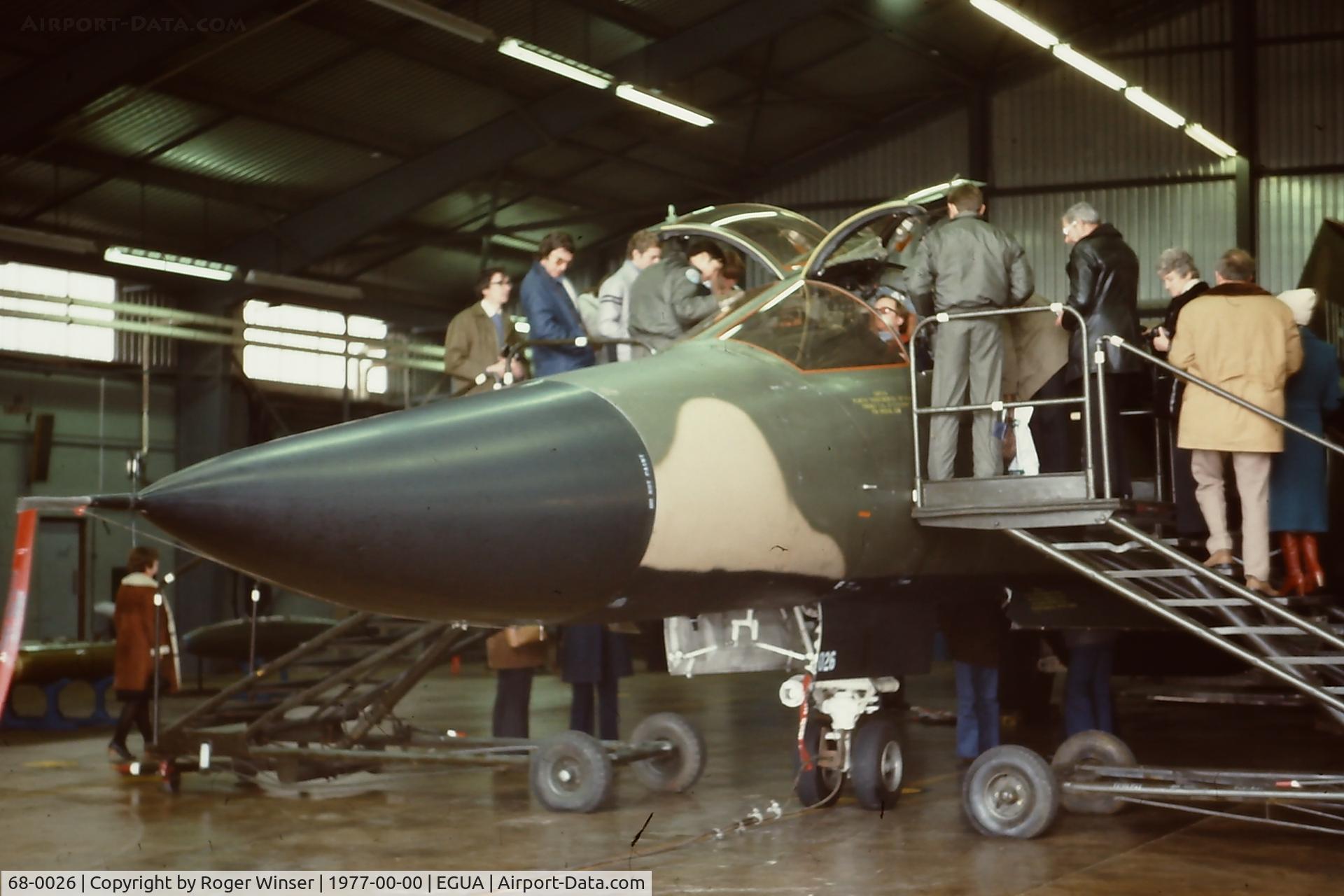 68-0026, 1968 General Dynamics F-111E Aardvark C/N A1-195, Marked UH/68-026 of the 20th TFW at RAF Upper Heyford