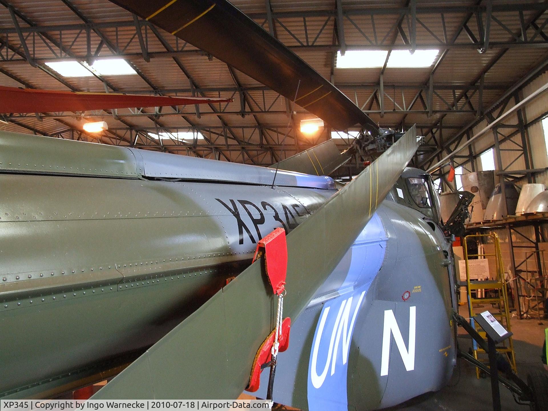 XP345, 1962 Westland Whirlwind HAR.10 C/N WA361, Westland Whirlwind HAR10 at the AeroVenture, Doncaster