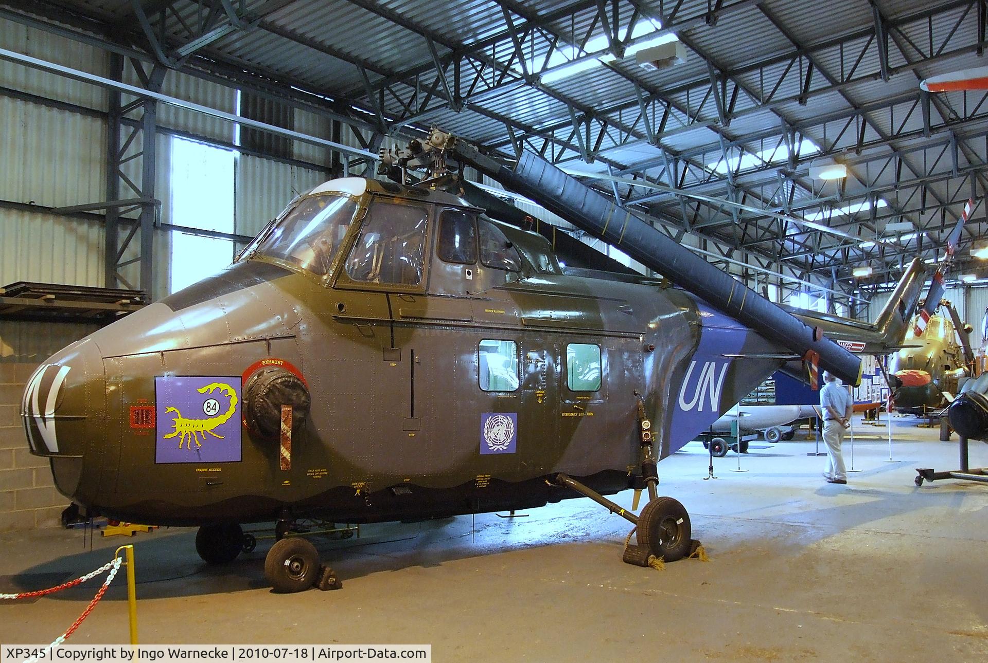 XP345, 1962 Westland Whirlwind HAR.10 C/N WA361, Westland Whirlwind HAR10 at the AeroVenture, Doncaster