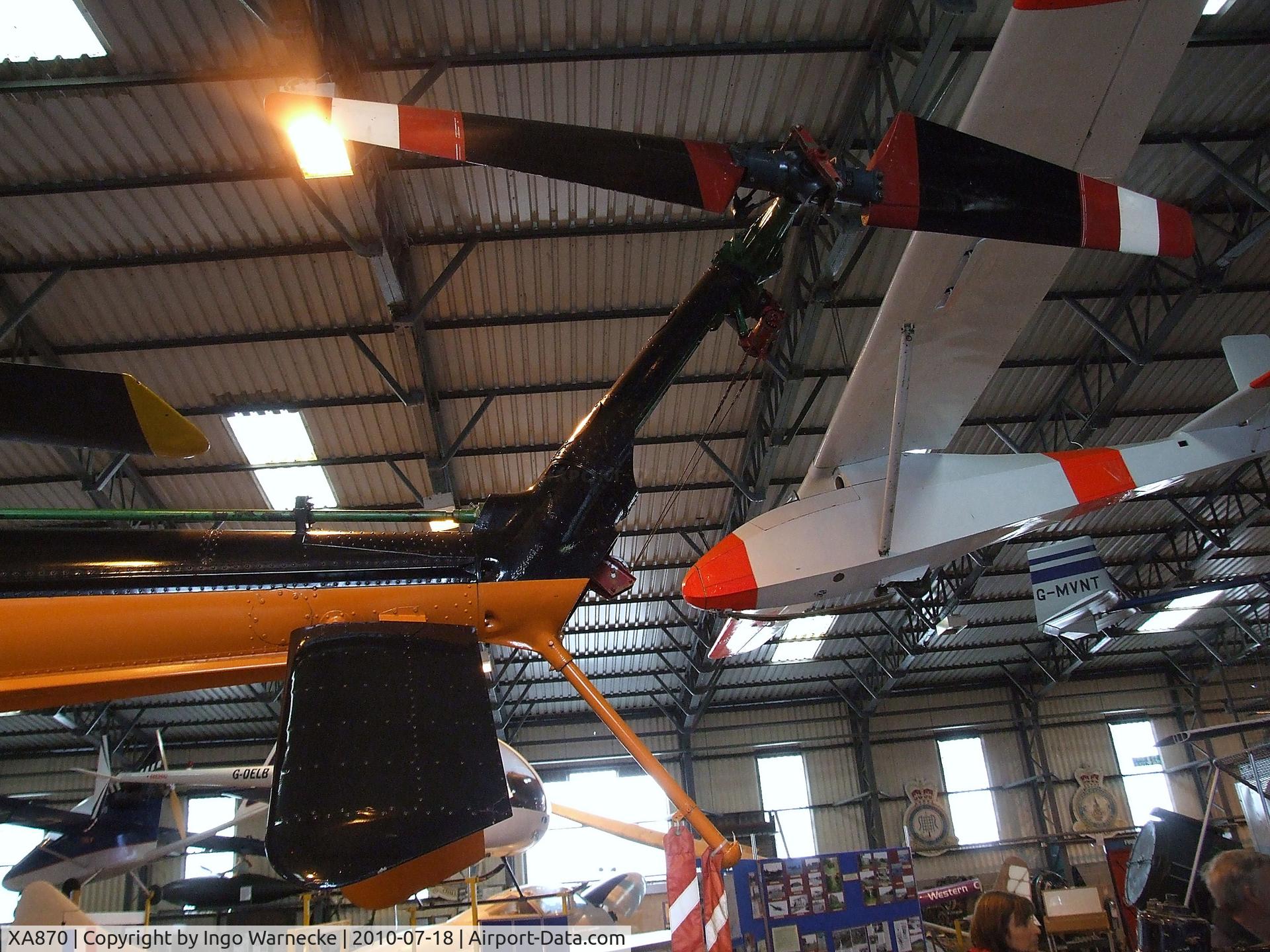 XA870, 1954 Westland Whirlwind HAR.1 C/N WA16, Westland Whirlwind HAR1 at the AeroVenture, Doncaster