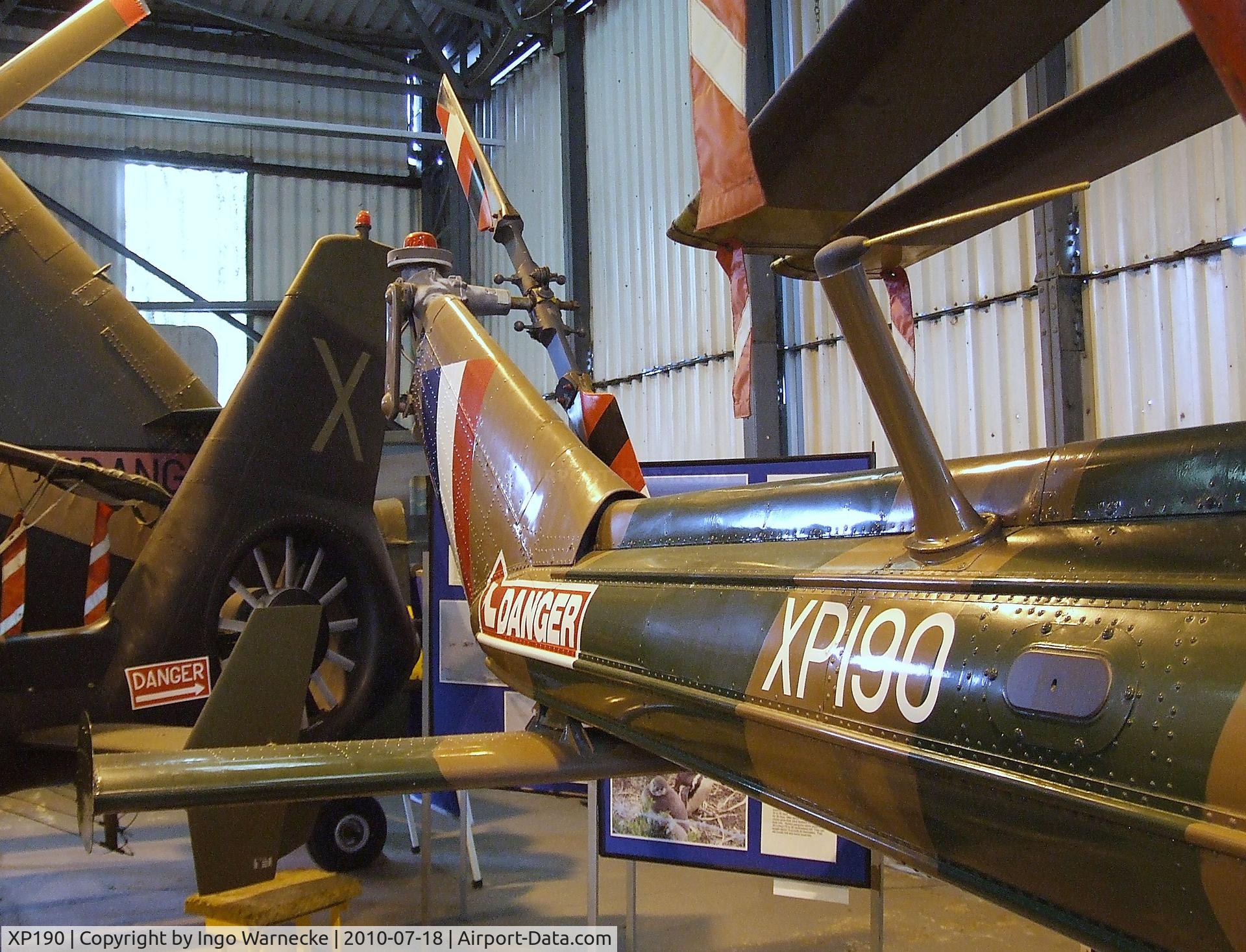XP190, Westland Scout AH.1 C/N S2/8443, Westland Scout AH1 at the AeroVenture, Doncaster